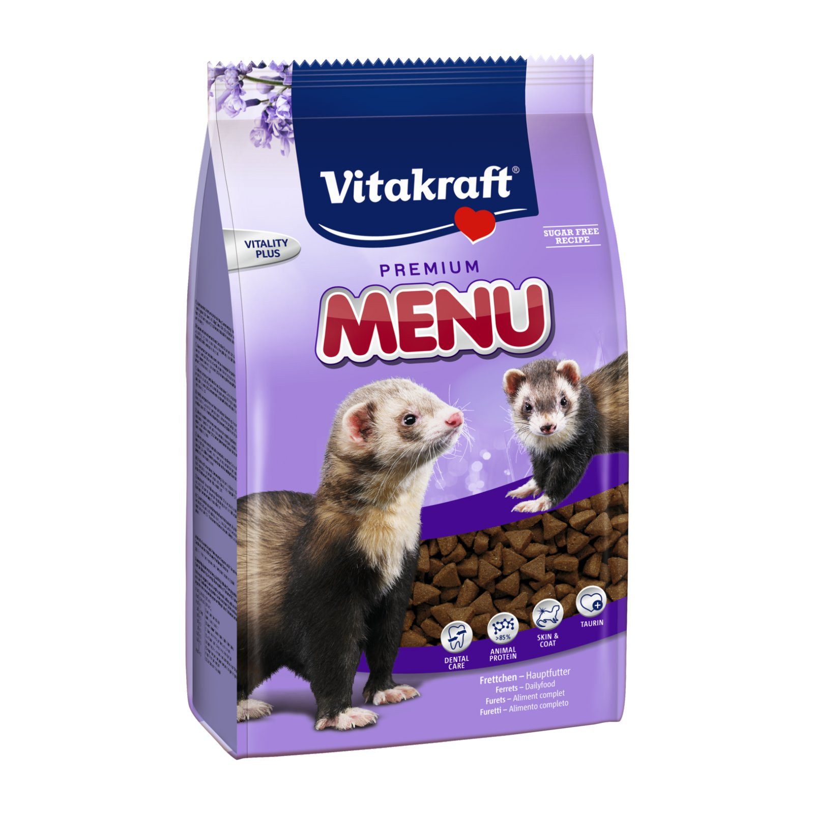 Vitakraft Premium Menü für Frettchen, 800 g, Hauptfutter für: Frettchen