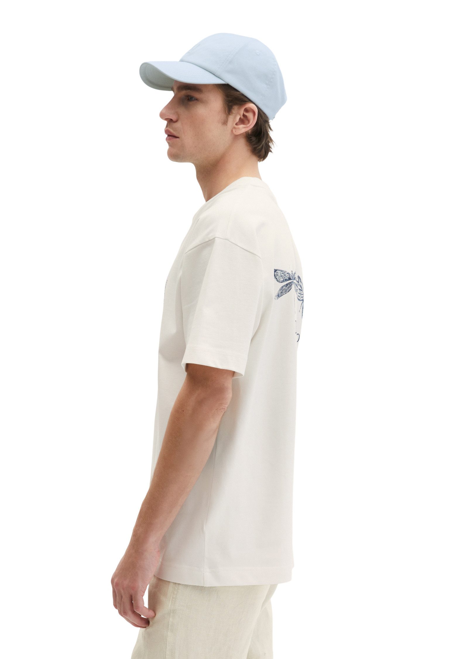 Marc O'Polo T-Shirt mit beidseitigen Insektenprints