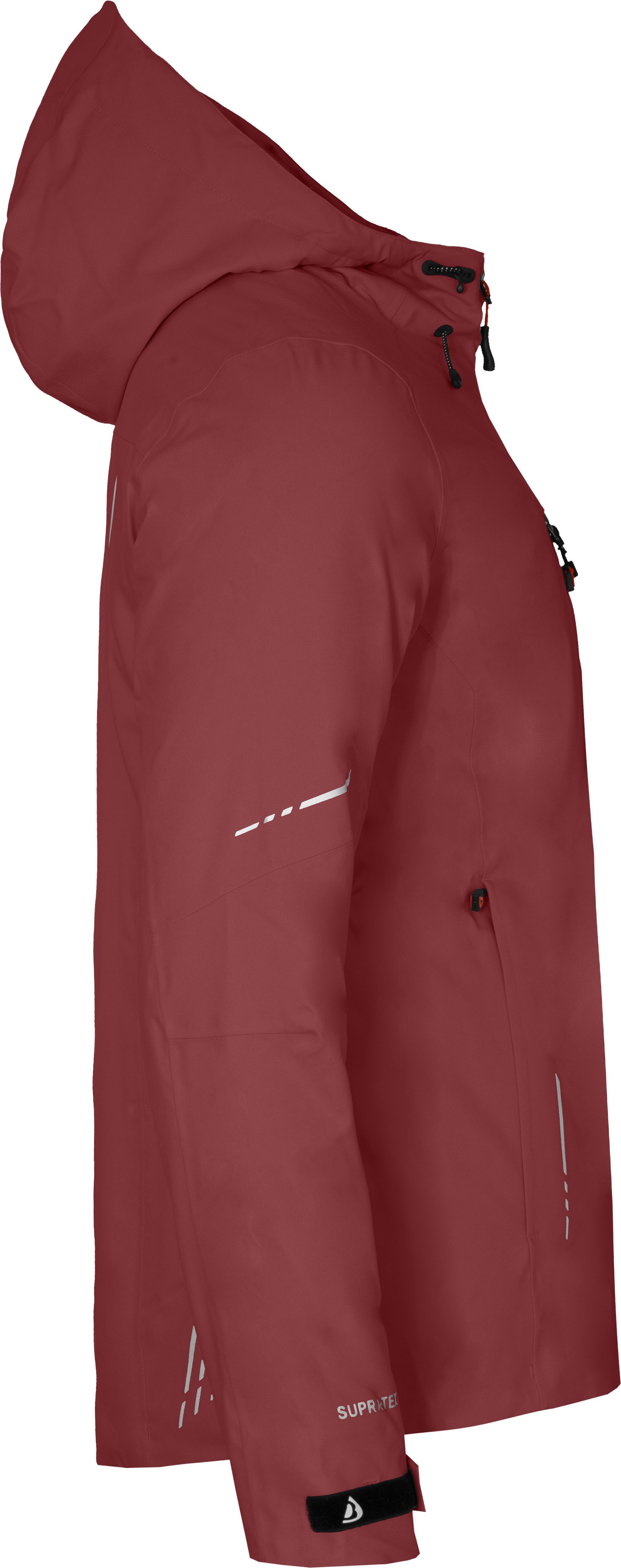 Bergson Regenjacke SKIEN THERMO Herren Regenjacke, leicht wattiert, recycelt, 20000 mm Wassersäule, N