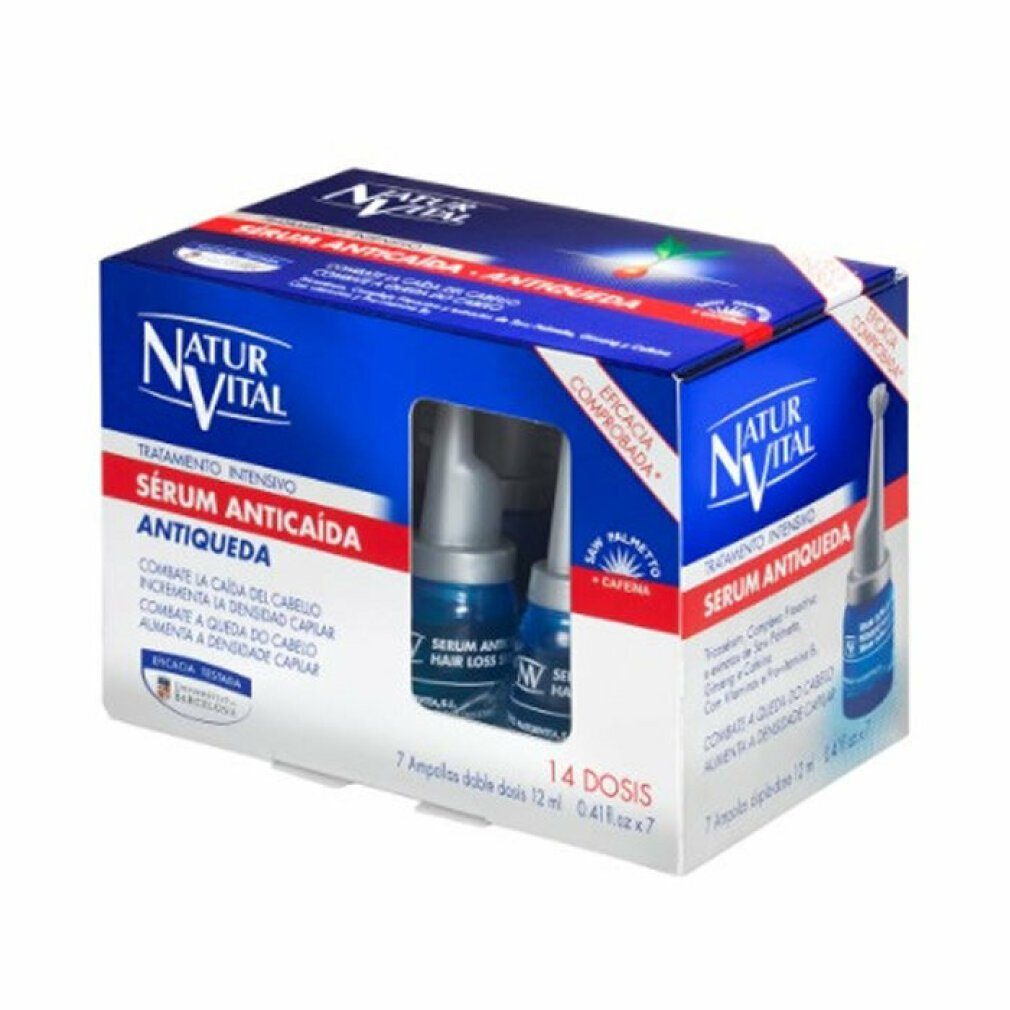 Natur Vital Haarserum Naturvital Anti-Haarausfall Serum Intensive Behandlung Ampullen 7x12ml