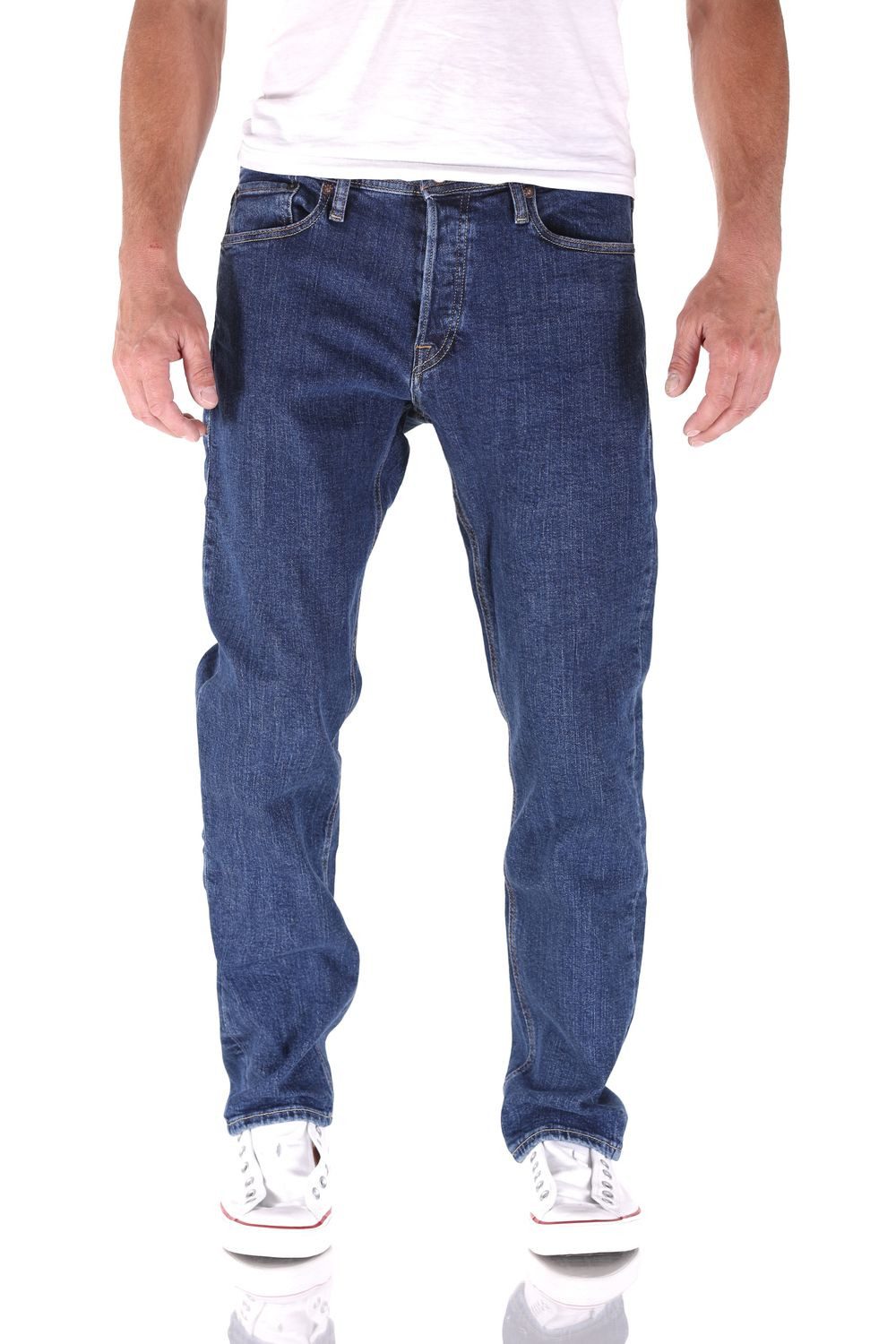 Jack & Jones Comfort-fit-Jeans Jack & Jones Mike Original Comfort Tapered Herren Jeans