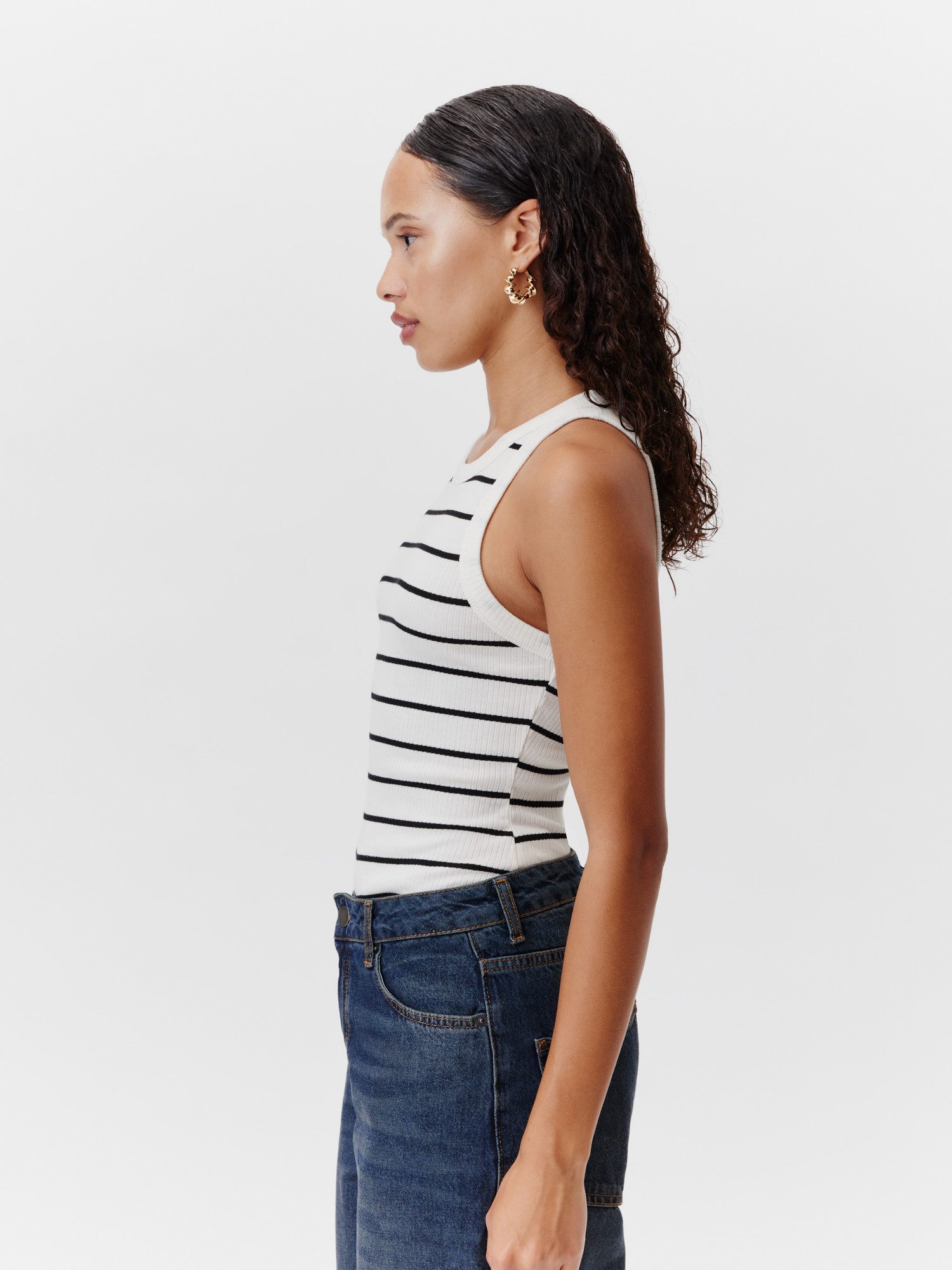 LeGer Tanktop Blanca, LeGer by Lena Gercke mit Rippstruktur, slim fit