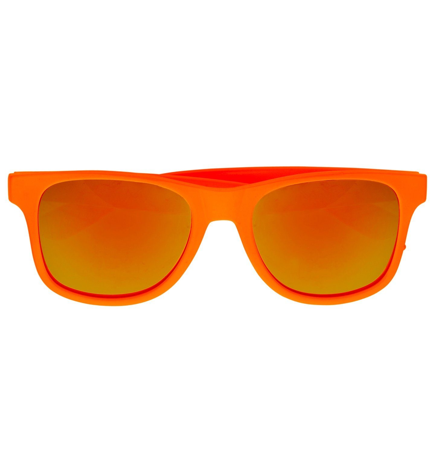 Kostüm 80er Jahre Brille - Neon Orange, Revo Gläser