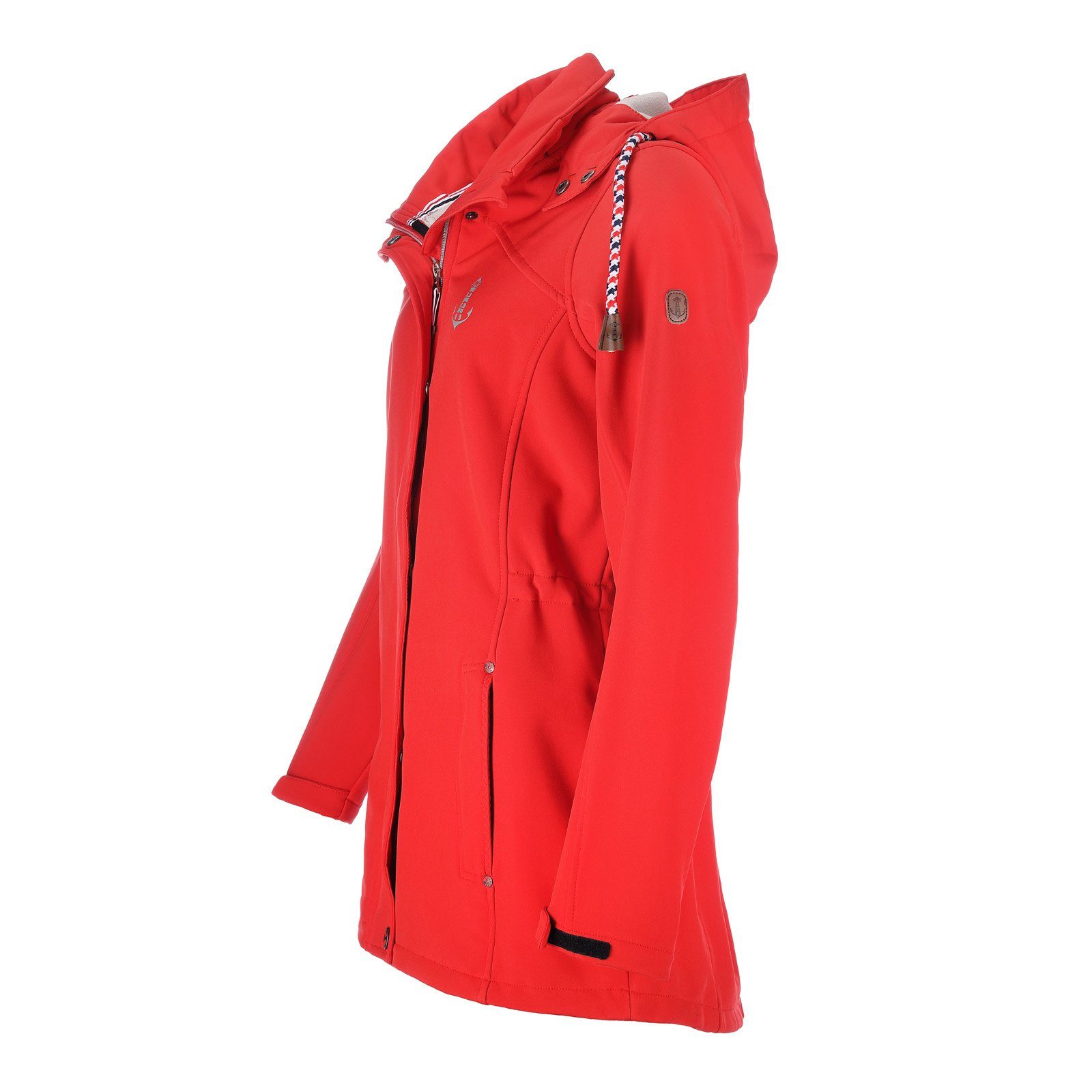 tomBrook Softshelljacke 13609 Damen Softshell-Mantel Leuchtturm - Regenjacke mit abnehmbarer Kapuze