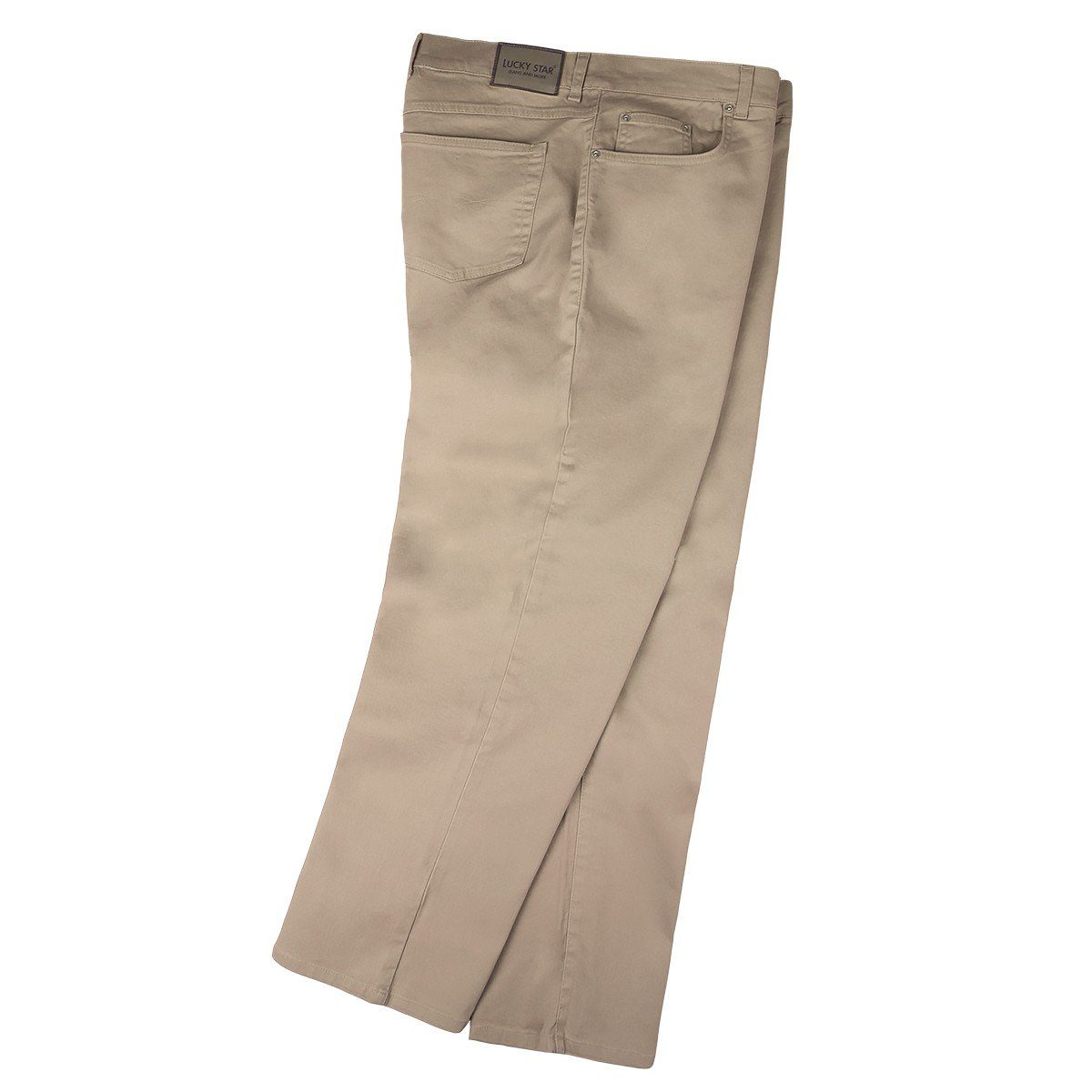 Jeans Stretch Star Star Stretch-Jeans Custer von Lucky Übergrößen in beige Lucky