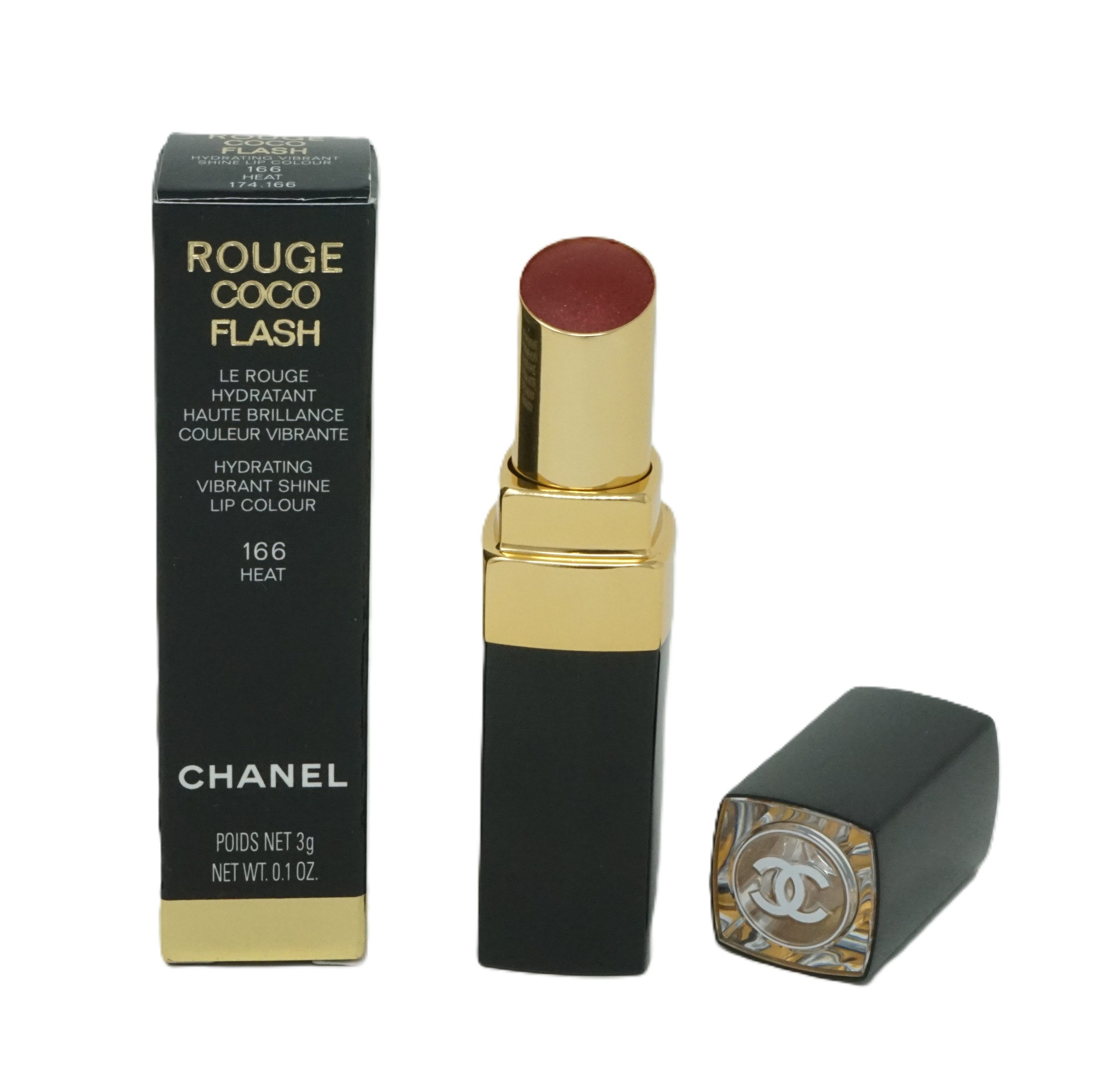 Lippenstift Chanel Rouge Coco Flash Lippenstift 3g Heat 166