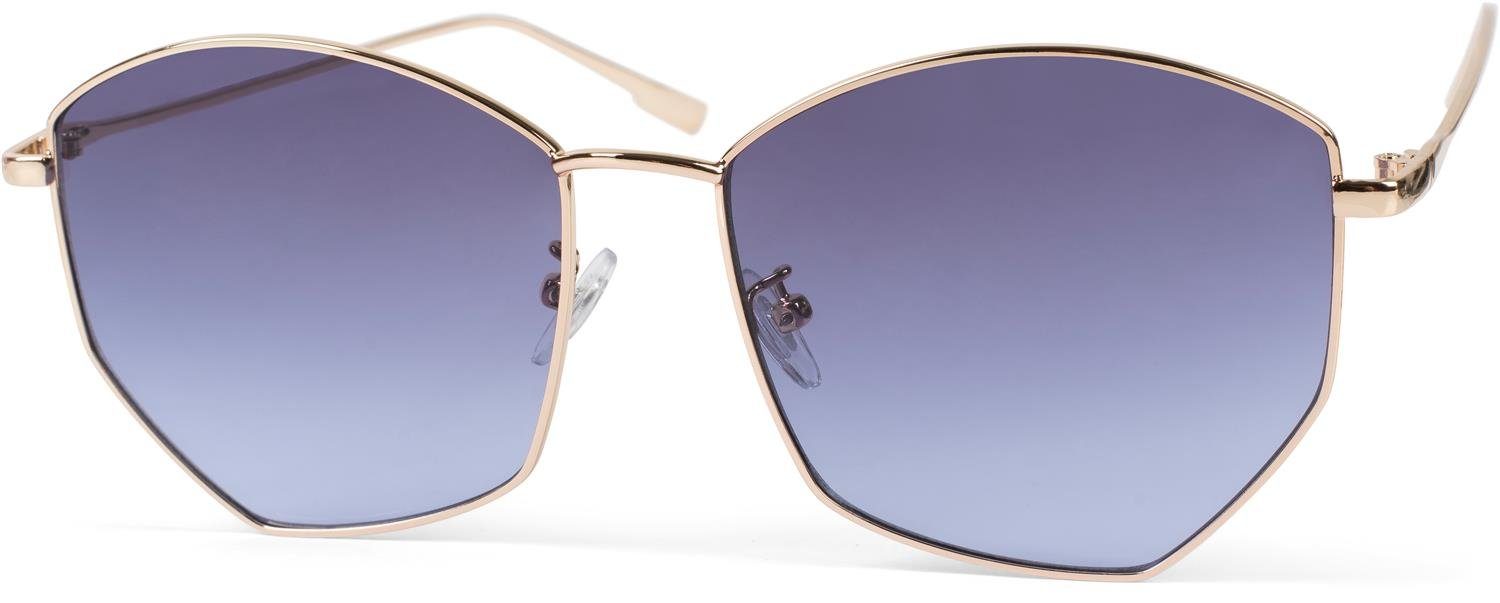 Sonnenbrille Piloten Sonnenbrille mit fünfeckigen Gläsern