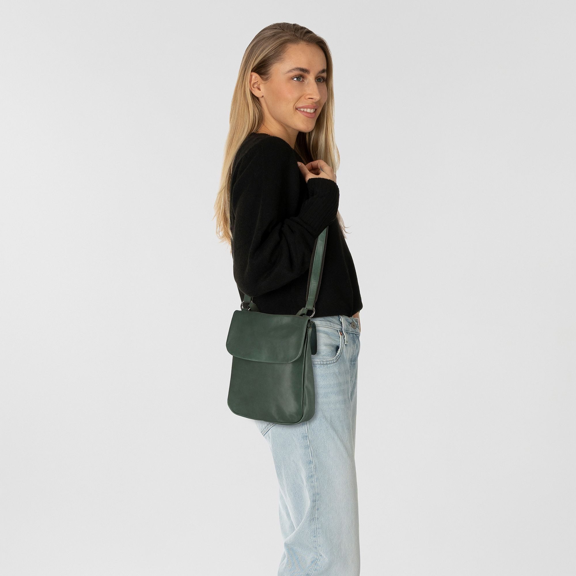 Harold's Schultertasche Caugio, Leder