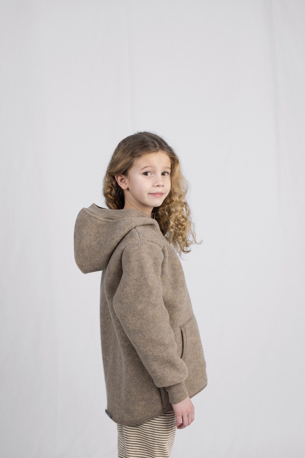Engel Naturkleidung Kapuzenfleecejacke