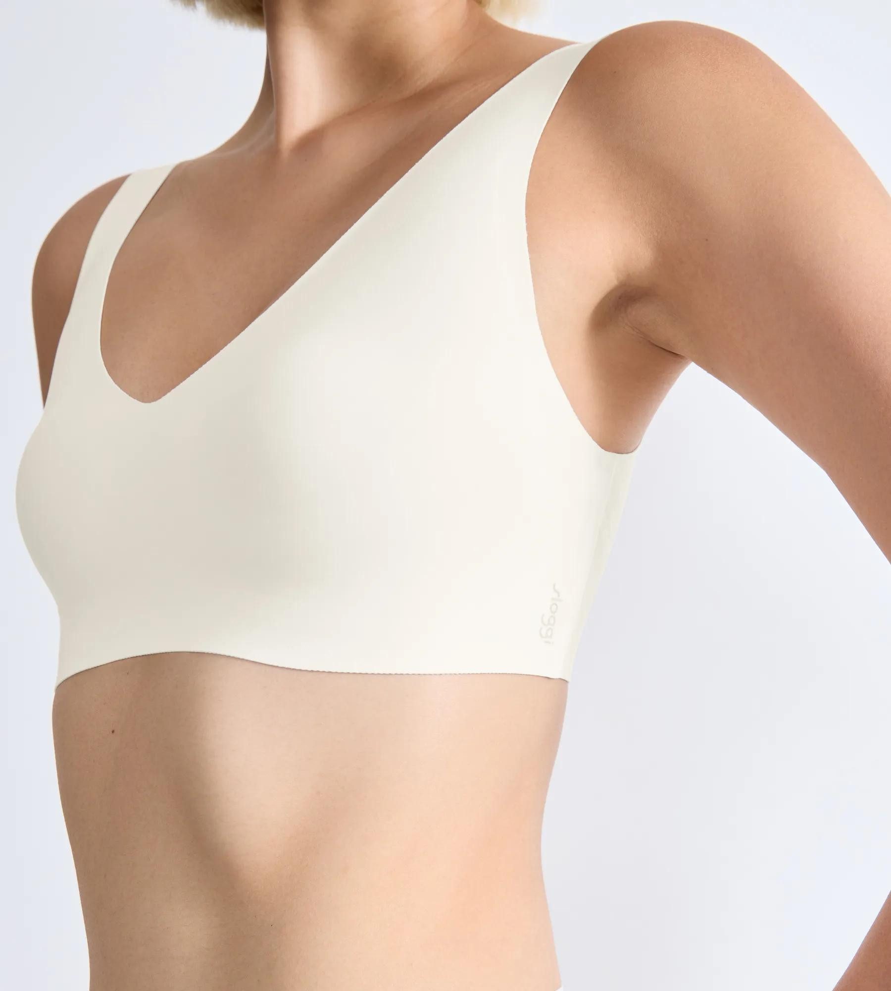 sloggi Bralette ZERO Feel 2.0 mit herausnehmbaren Pads, mittlerer Halt, Mikrofaser