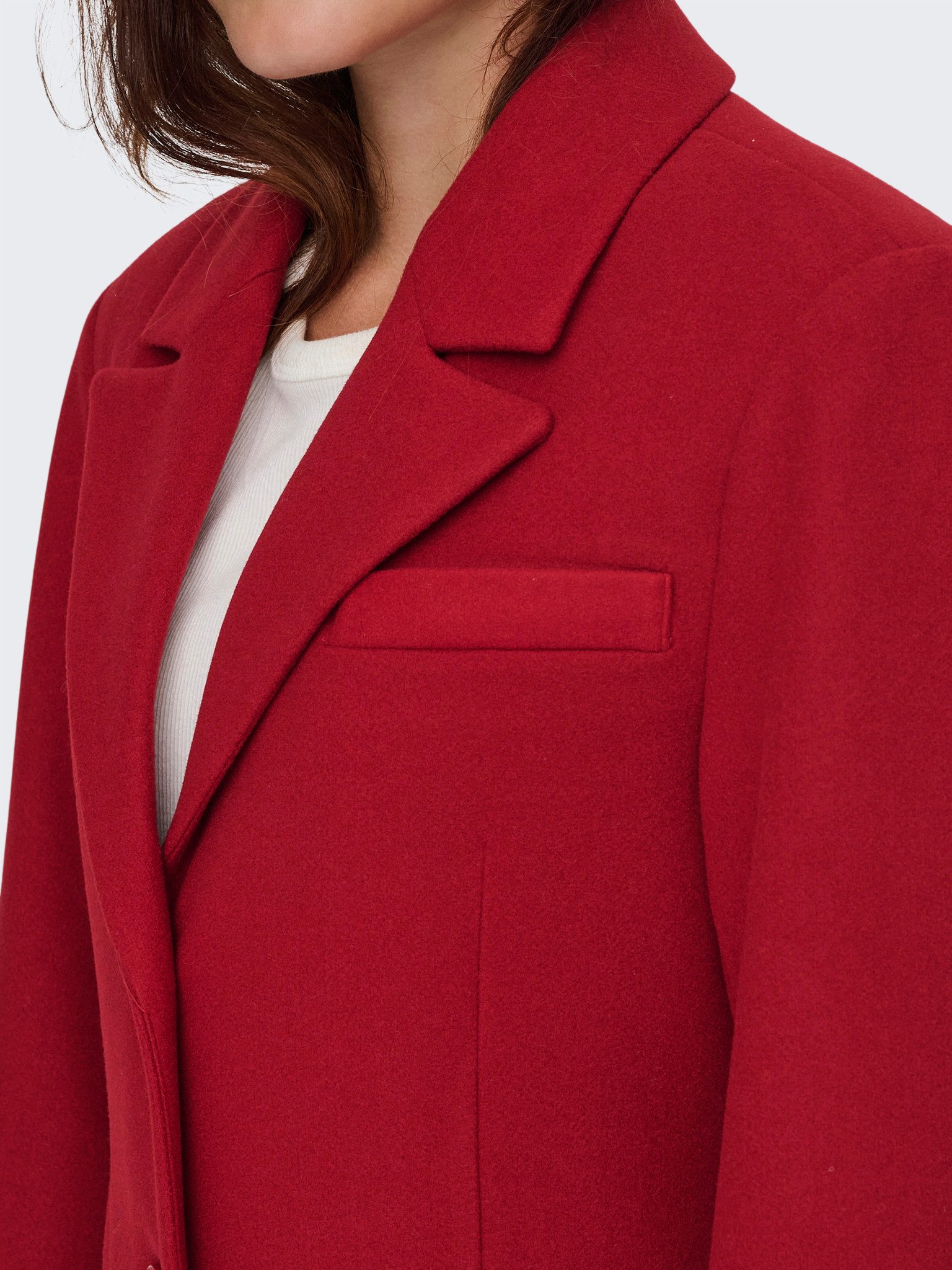 ONLY Langmantel ONLNANCY LIFE LONG FITTED COAT CC OTW günstig online kaufen