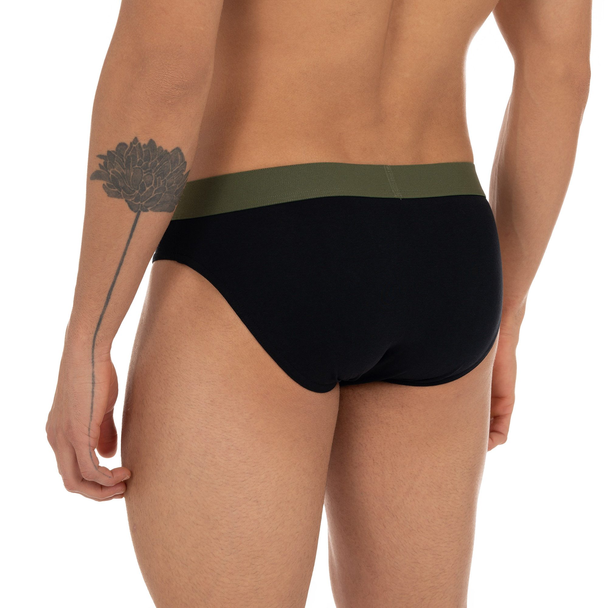 Bruno Banani Slip Flowing (2er Pack) mit Logobund