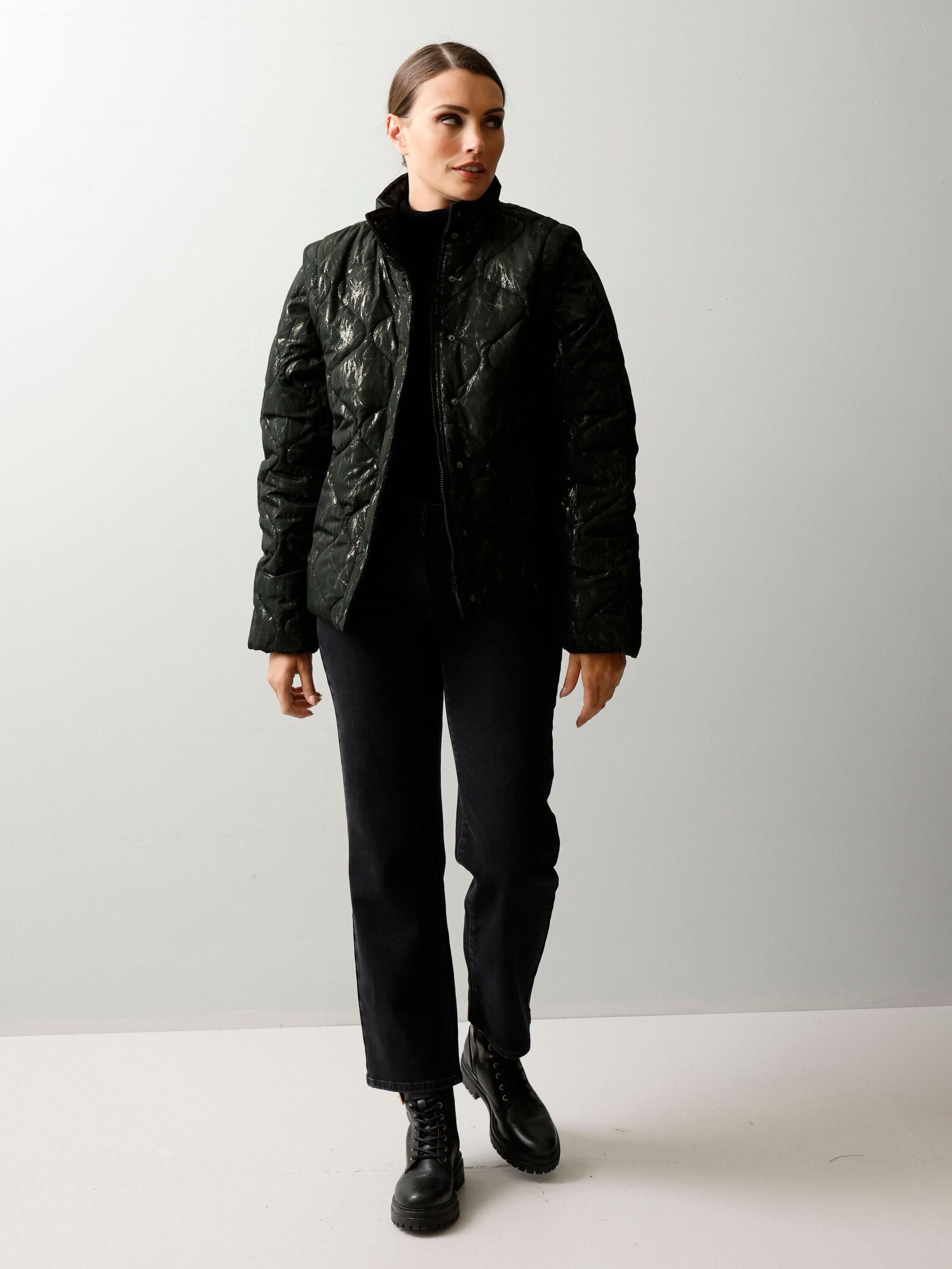 Alba Moda Steppjacke Steppjacke mit Wellenstepp