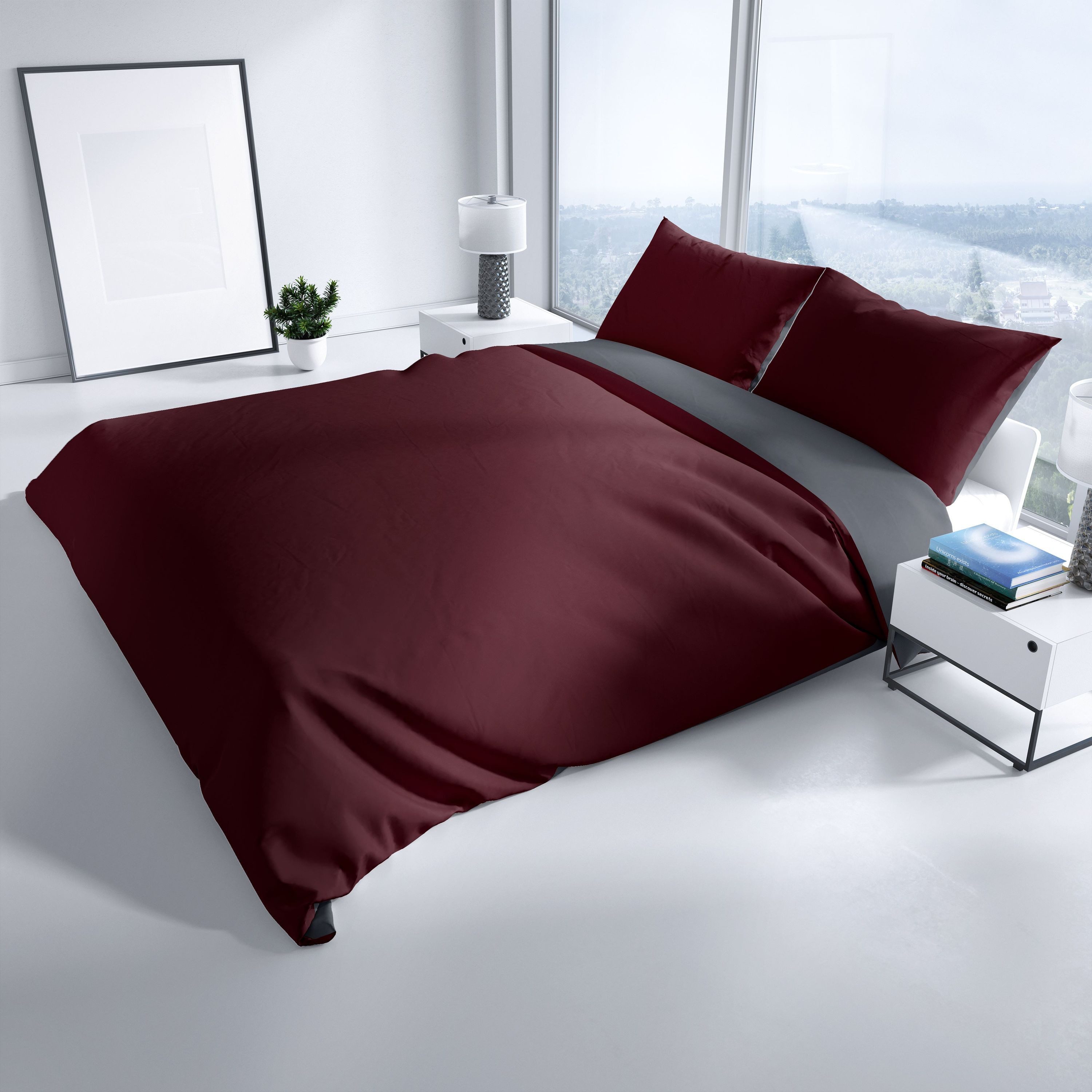 Leonado Vicenti Bettwäsche Baumwollsatin Edle Optik, Satin, 3 teilig, Unifa günstig online kaufen