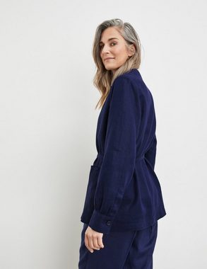 GERRY WEBER Jackenblazer Lässiger Leinenblazer mit Taillenband