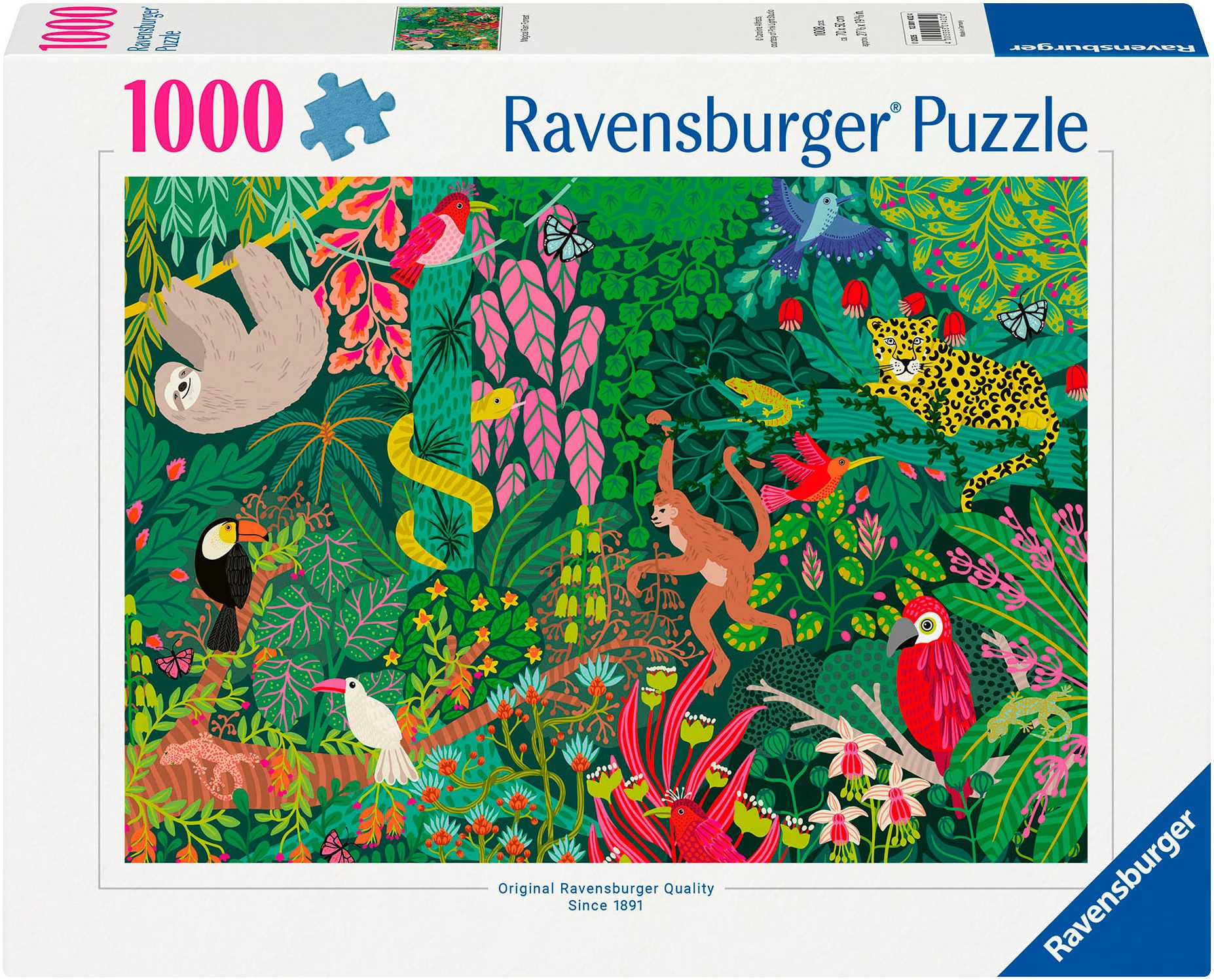 Ravensburger Puzzle Magischer Regenwald, 1000 Puzzleteile, günstig online kaufen