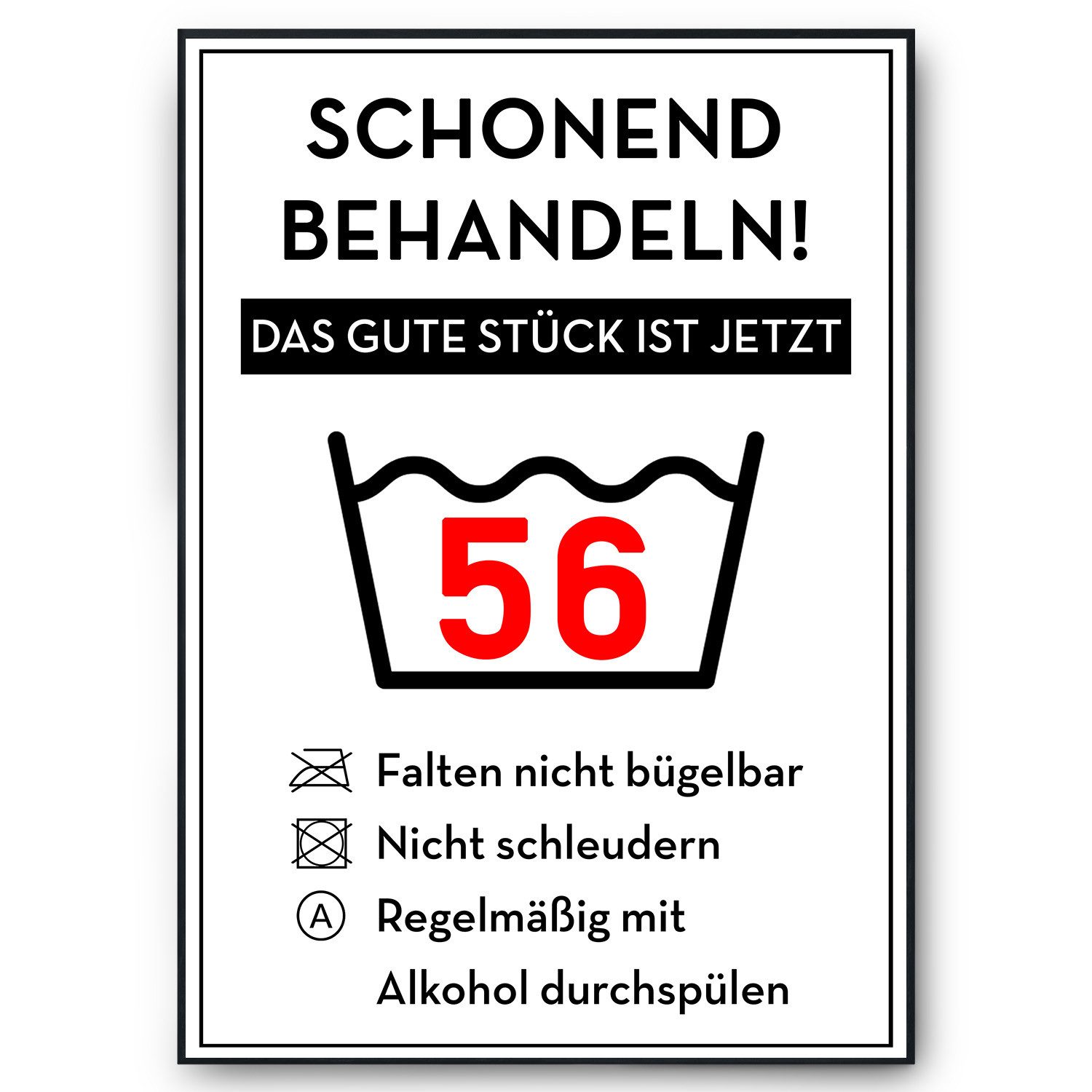 Tigerlino Poster Geburtstag Geschenk Urkunde Lustig günstig online kaufen