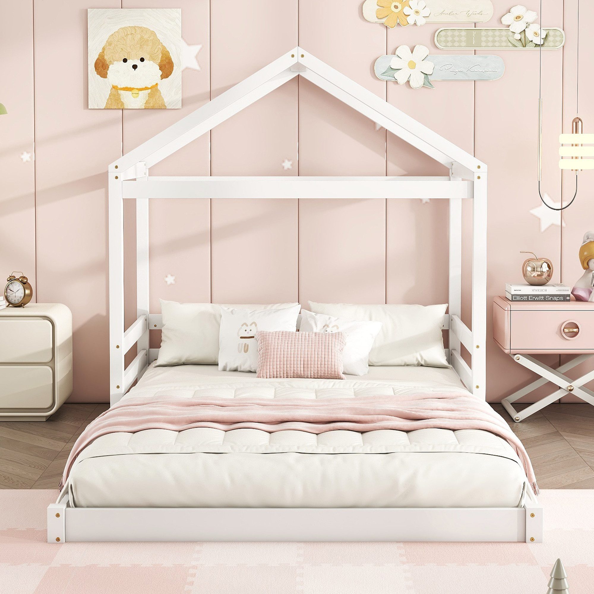 REDOM Hausbett Jugendbett,Doppelbett,Kinder-Hausbett (Hausbett,Kinderbett,i günstig online kaufen