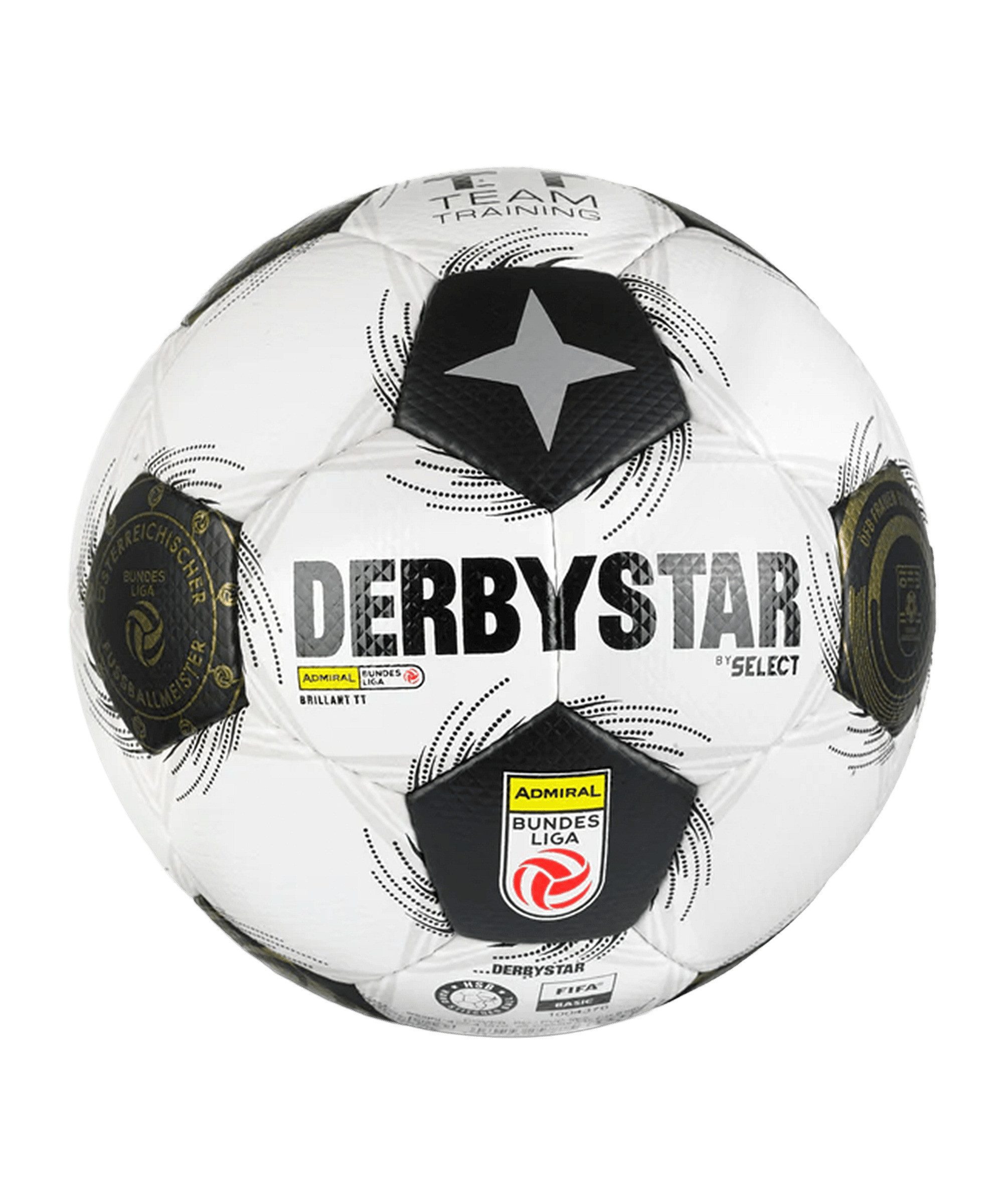 Derbystar Fußball Derbystar ÖFBL Brillant TT v26 Trainingsball Weiß, stabil