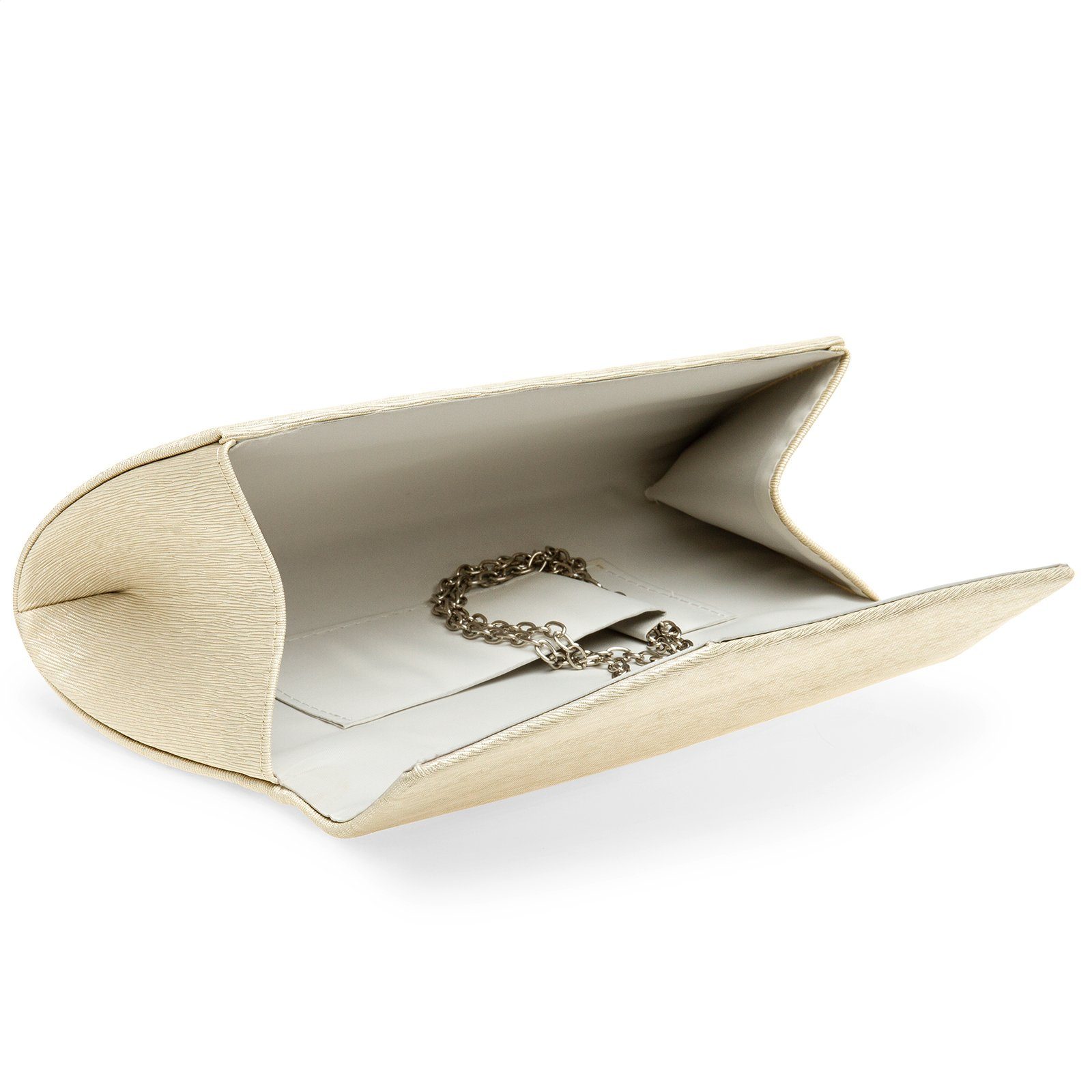 Caspar Clutch TA527 Damen elegante Glanz Abendtasche