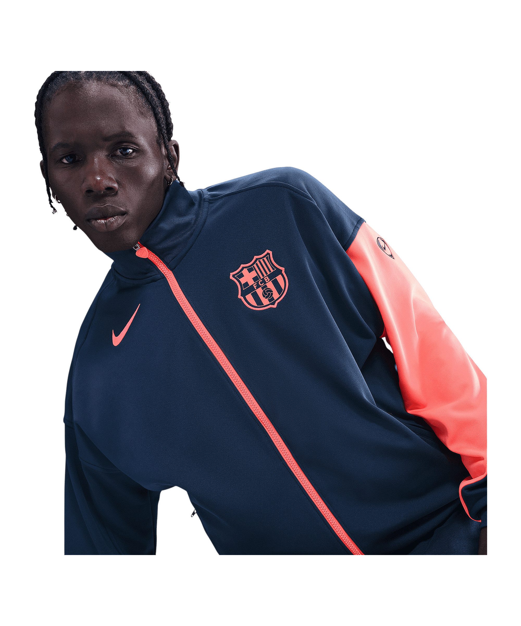 Nike Sweatjacke Nike Performance FC Barcelona Trainingsjacke Polyester – Bild 5 von 5