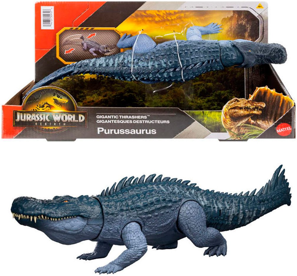 Mattel® Spielfigur Jurassic World, Rebirth, Gigantic Thrashers Purussaurus