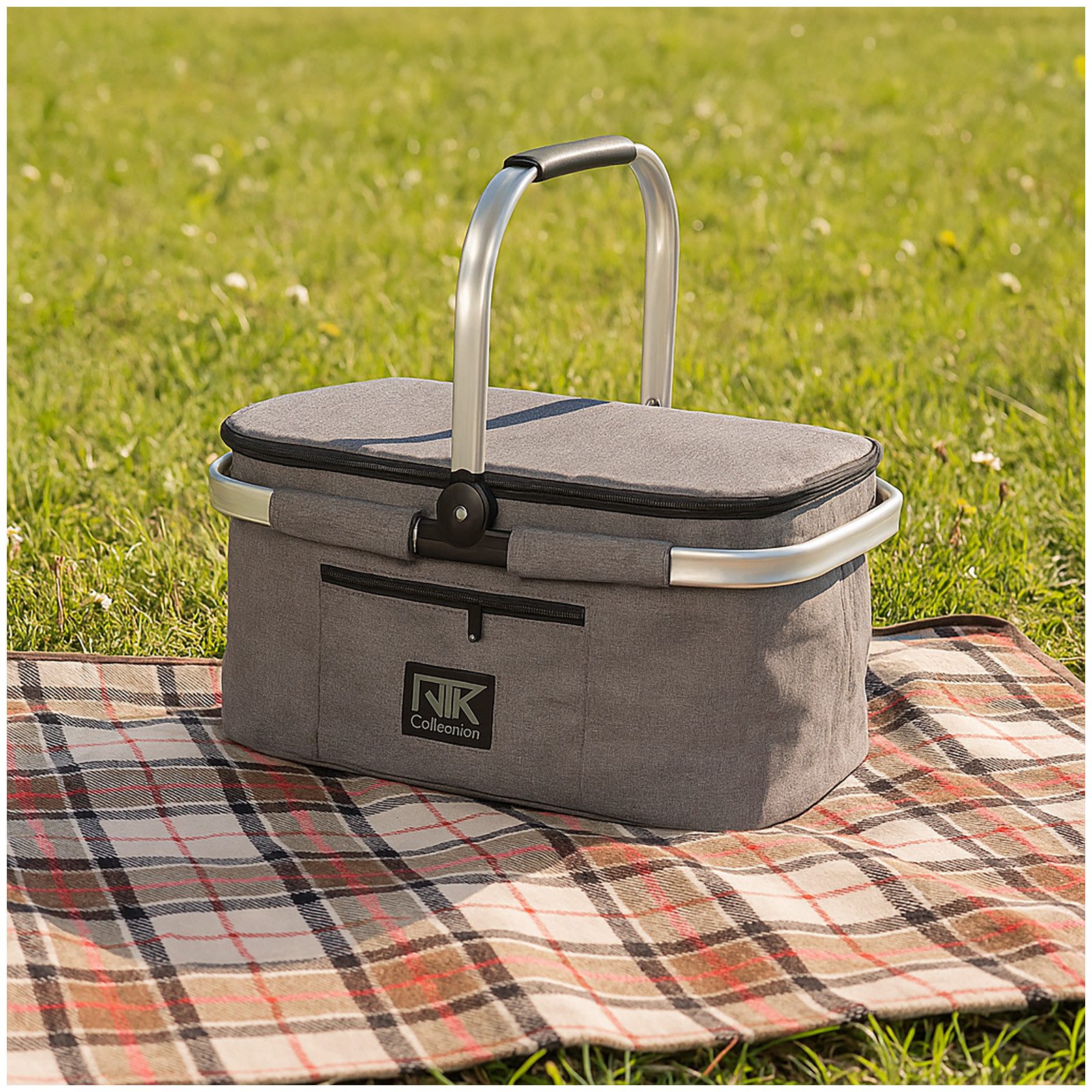 NTK-Collection Einkaufskorb Einkaufskorb Neria Grau, 33 l, mit Kühlfunktion günstig online kaufen