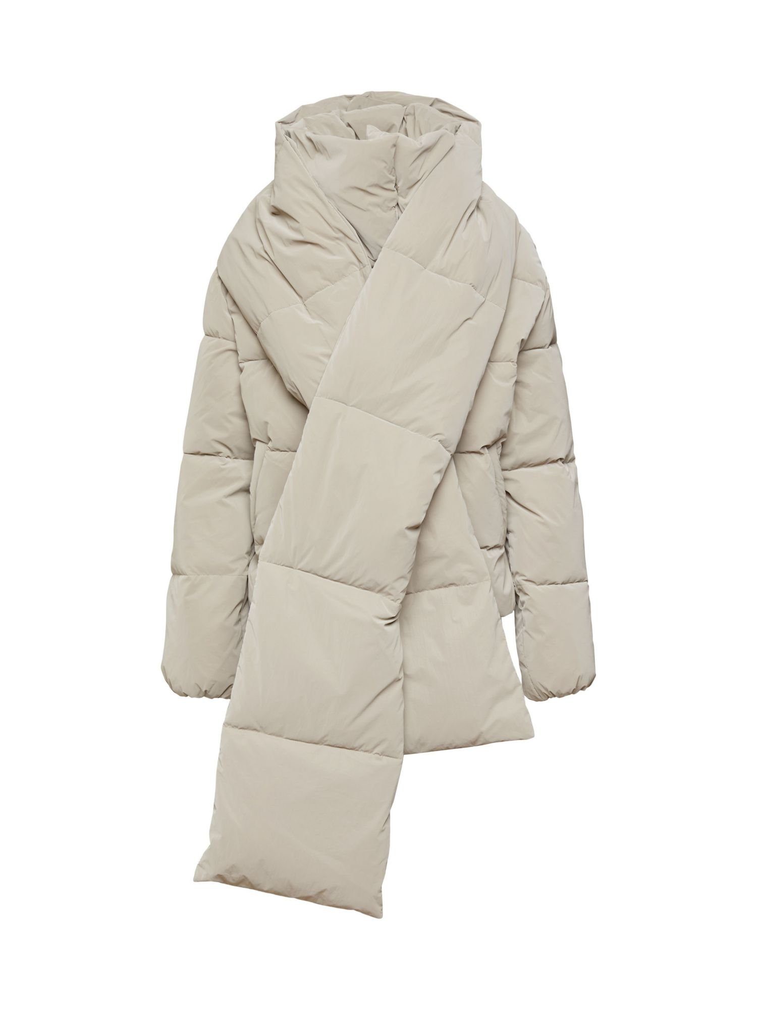 Esprit Steppjacke »Puffer Jacket in Stepp-Optik mit Schal«