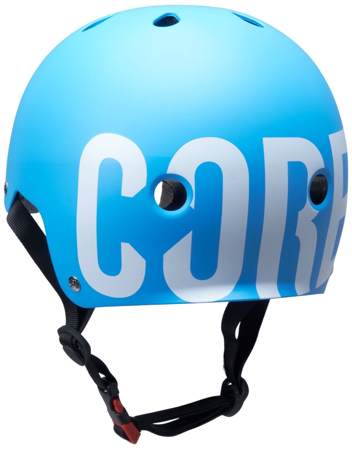 Skate Helm Dirt Core Blau/Logo Core Weiß Stunt-Scooter Action Street Sports Protektoren-Set