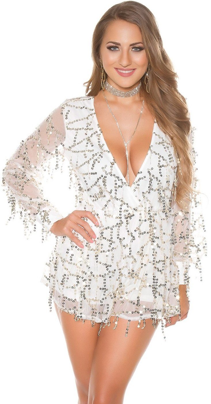 Koucla Playsuit Overall mit Paillettenfäden, Jumpsuit günstig online kaufen