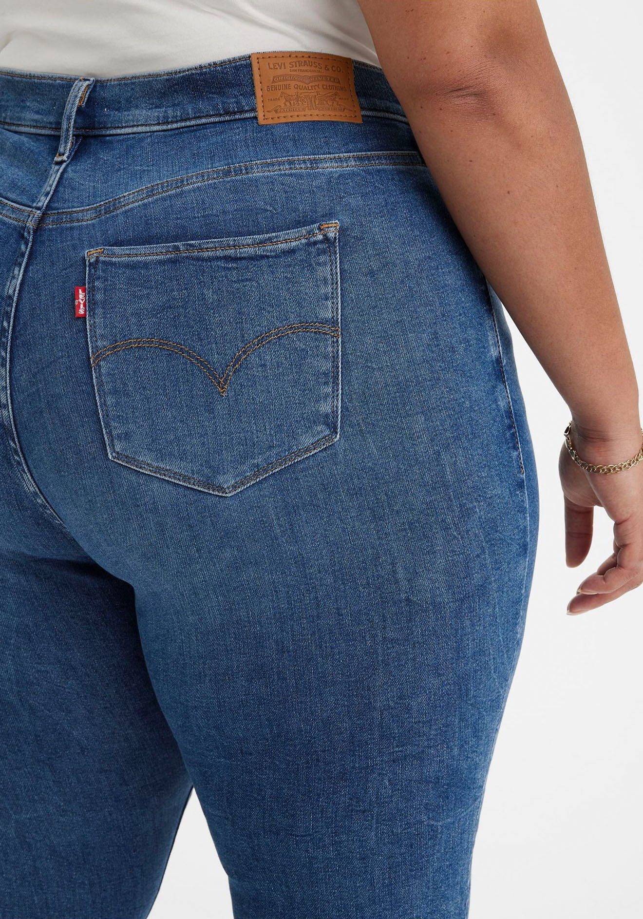 Skinny-fit-Jeans 720 Levi's® IN mit Leibhöhe MEDIUM High-Rise hoher Plus INDIGO WORN