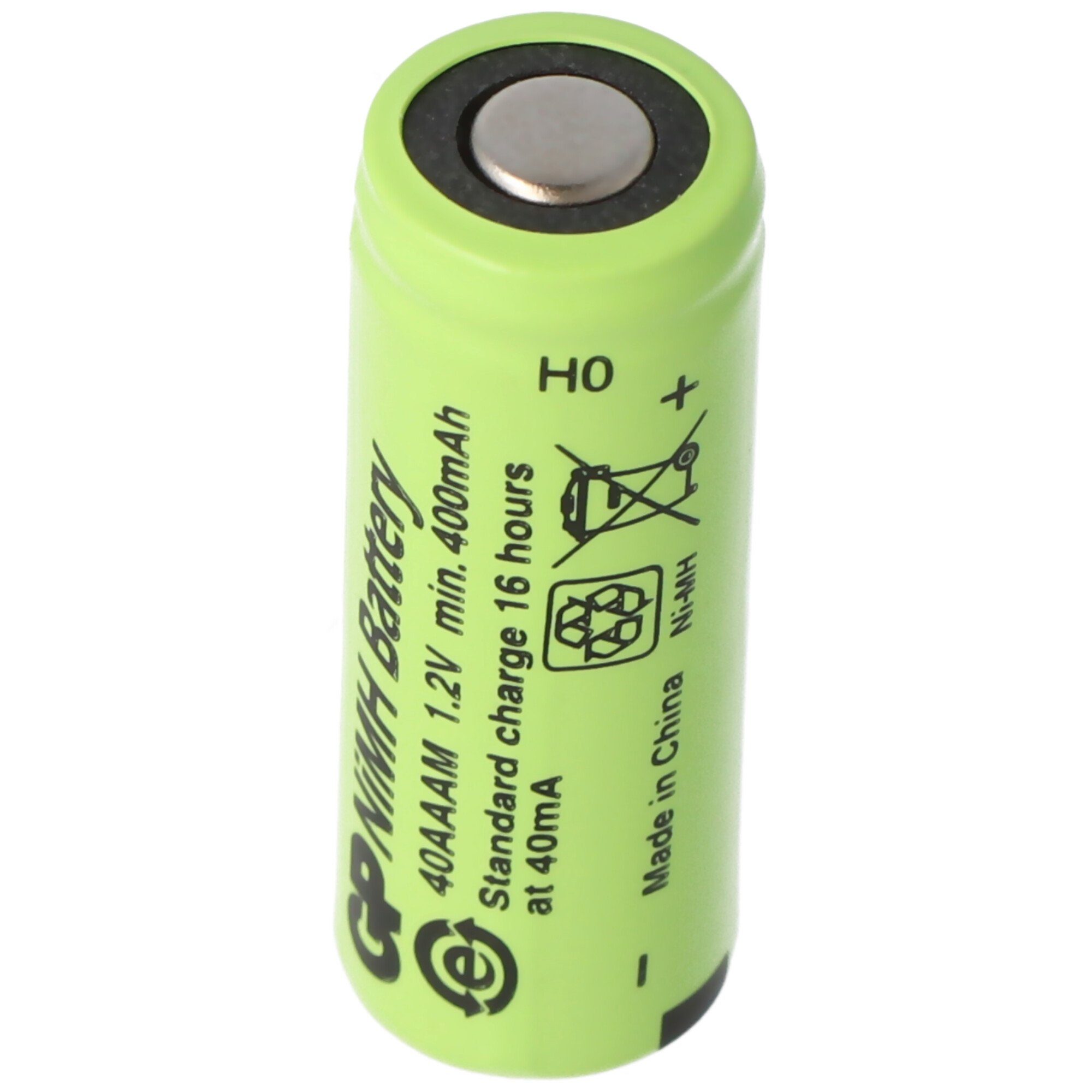 AccuCell Akku NiMH 2/3AAA Flat Top 1,2 Volt mit 400mA ohne Kopf 29x10mm Akku 400 mAh (1,2 V)