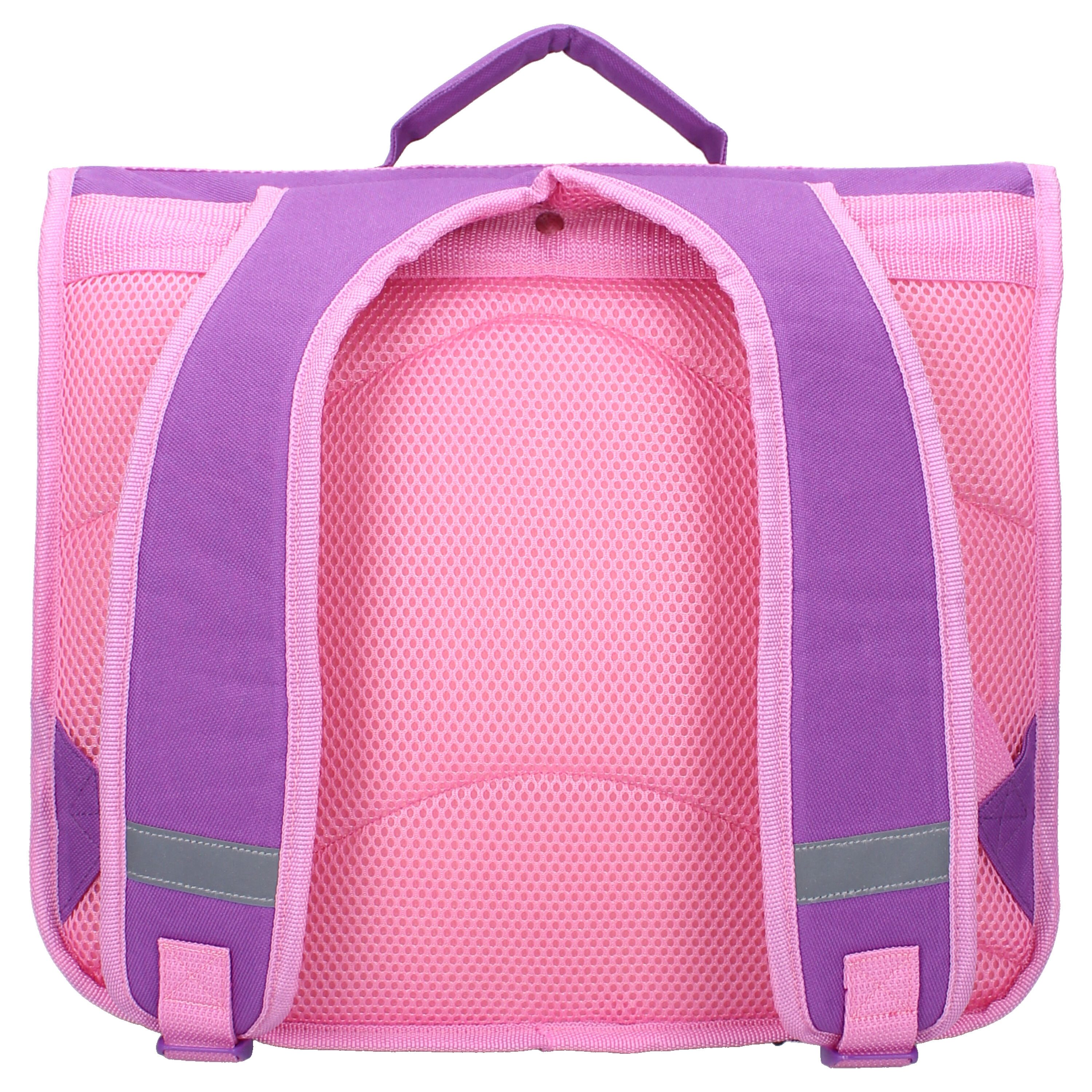 Vadobag Kinderrucksack Unicorn Academy Lila Schultasche mit Schnallen & Trageschlaufe