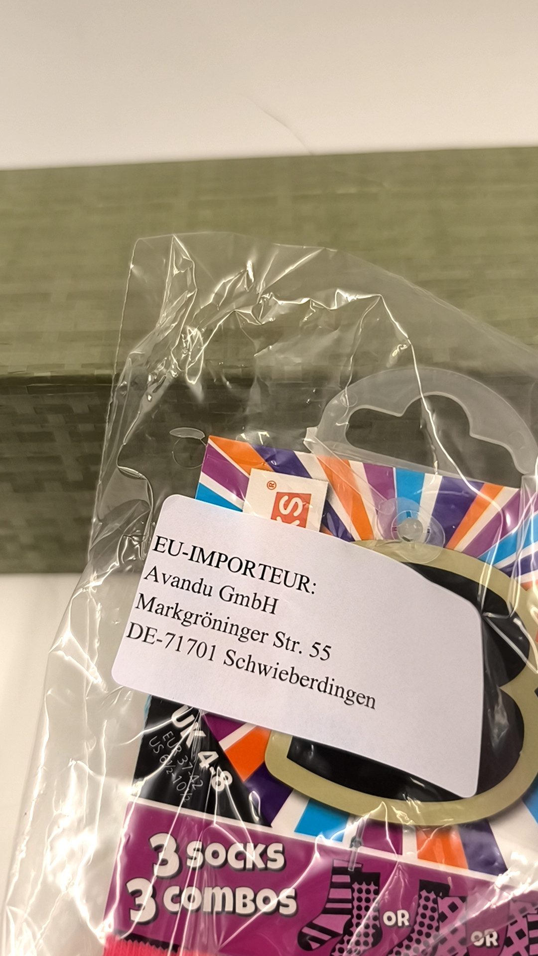 United Oddsocks Freizeitsocken Die verrückten Holly Socken für Frauen im 3er Set