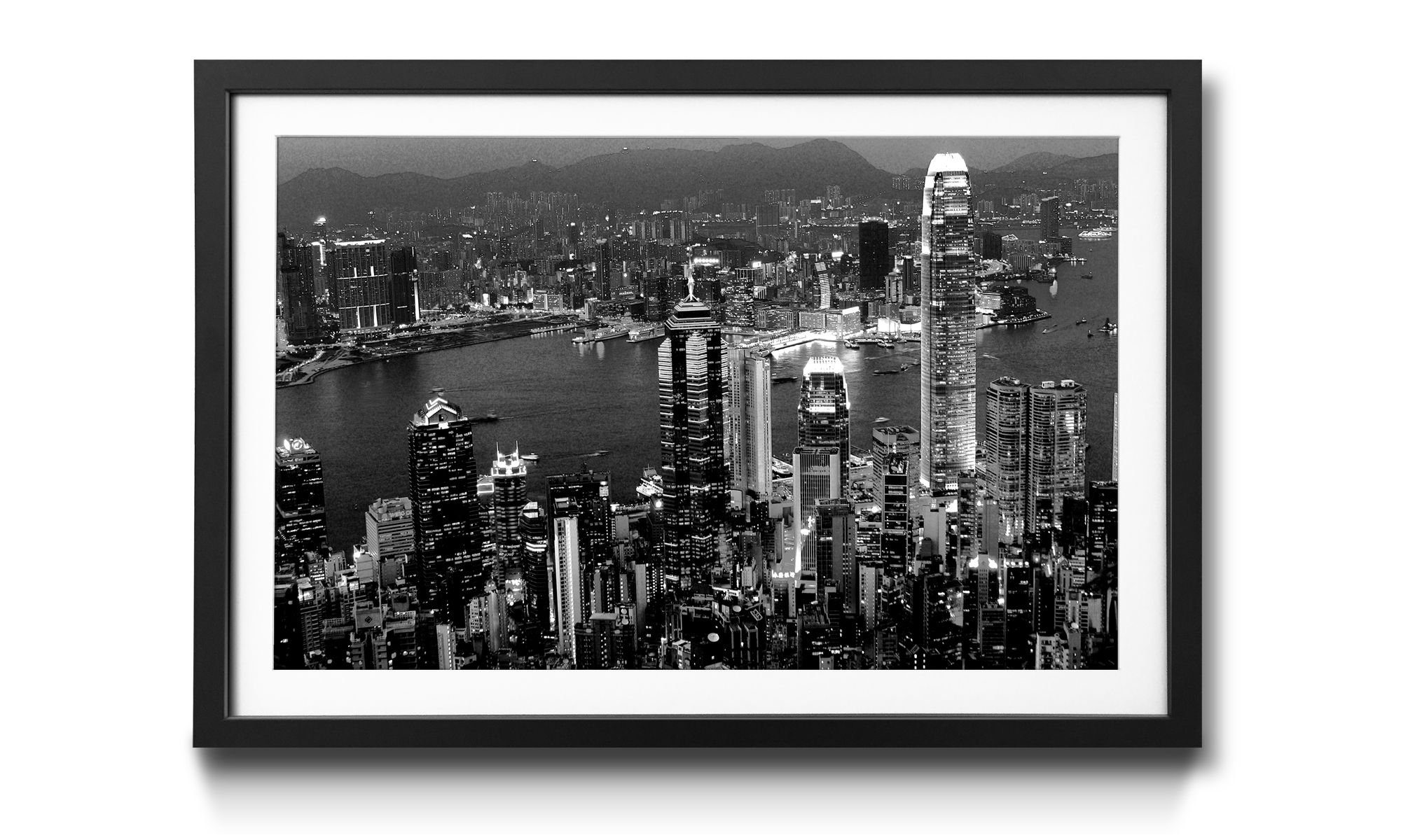 WandbilderXXL Kunstdruck Hong Kong View, Städte, Wandbild, in 4 Größen erhältlich