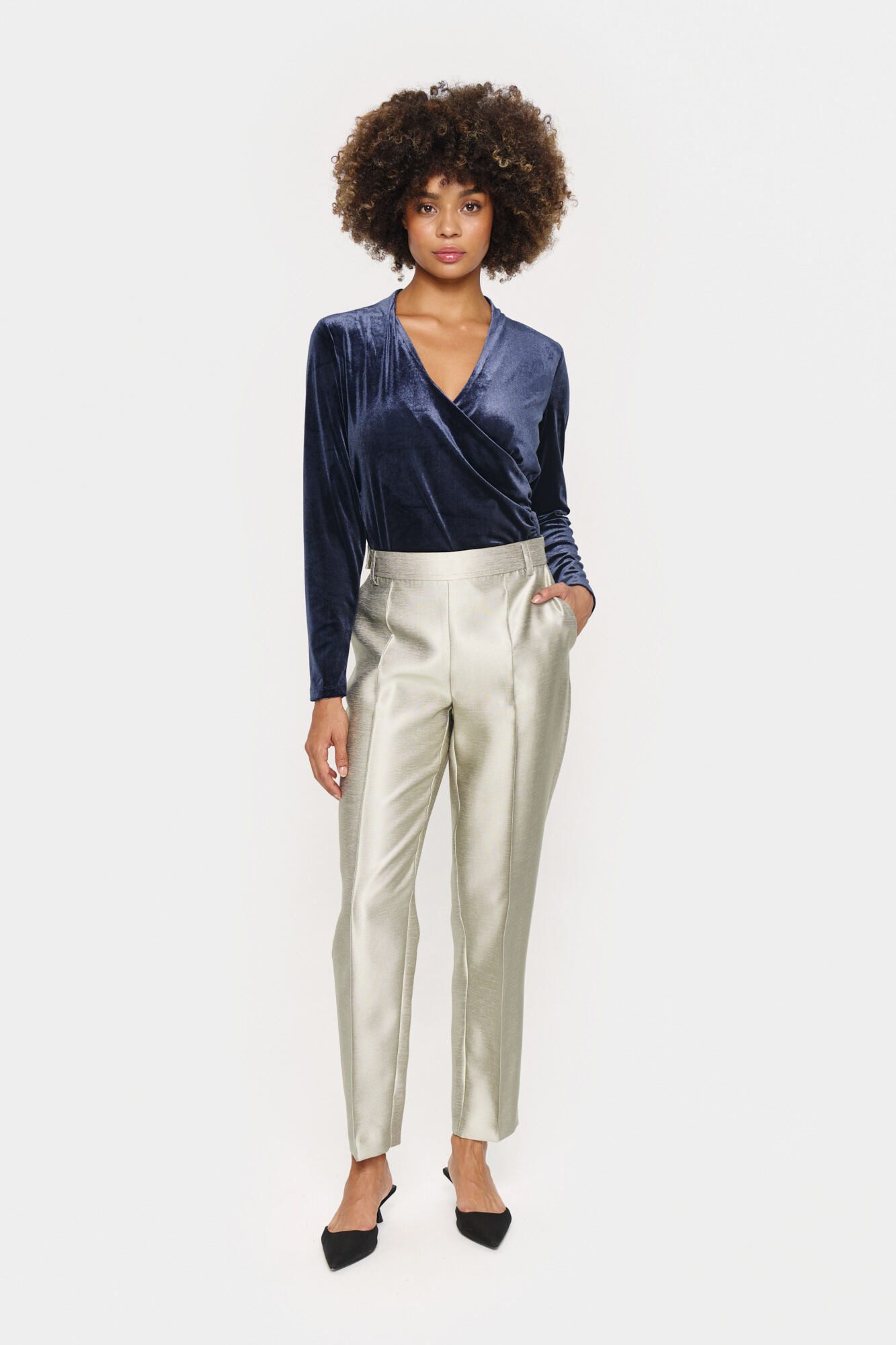 Saint Tropez Langarmbluse Langarm-Bluse ZnikkaSZ günstig online kaufen