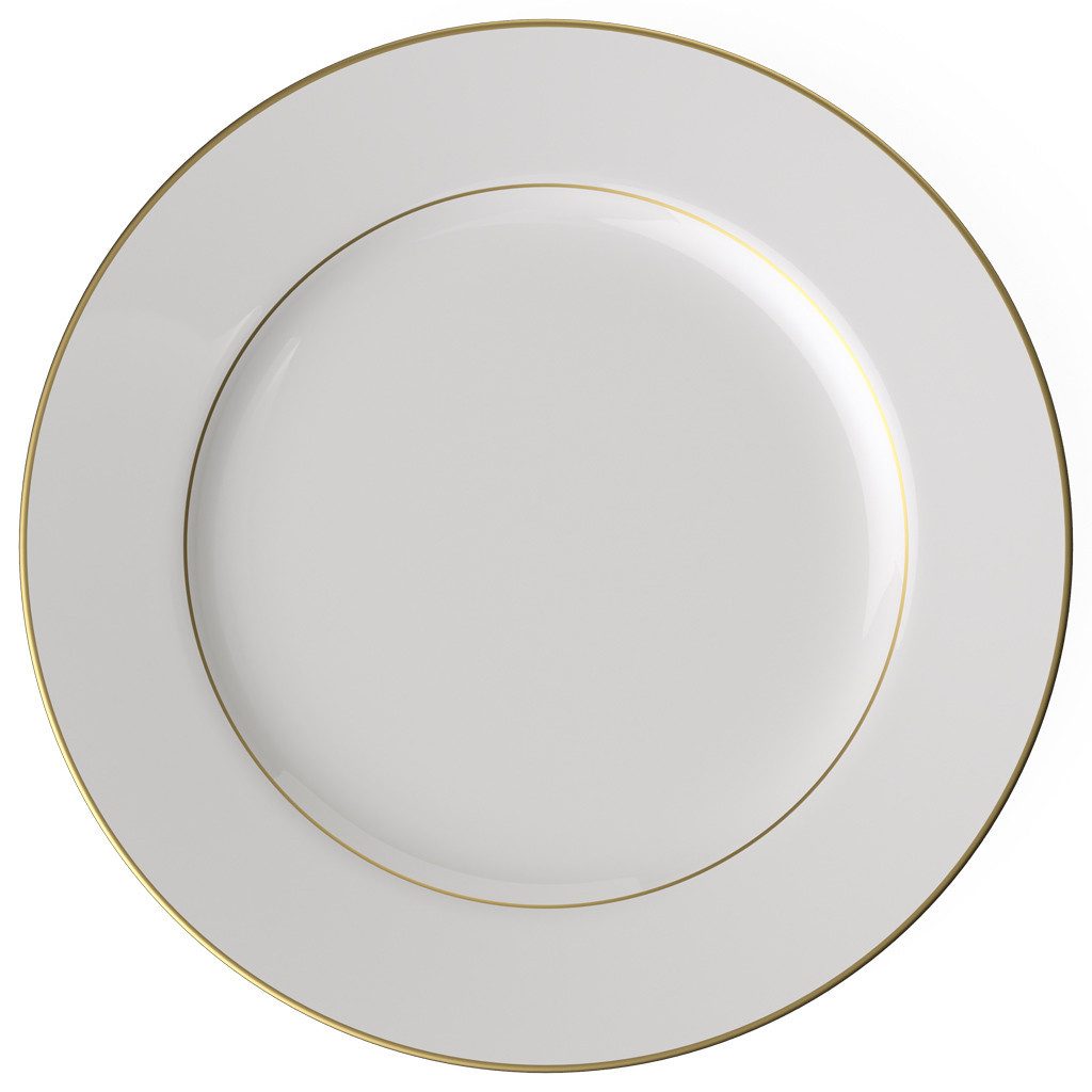 Villeroy & Boch Servierplatte Anmut Platte rund, flach, Porzellan, (1-tlg)