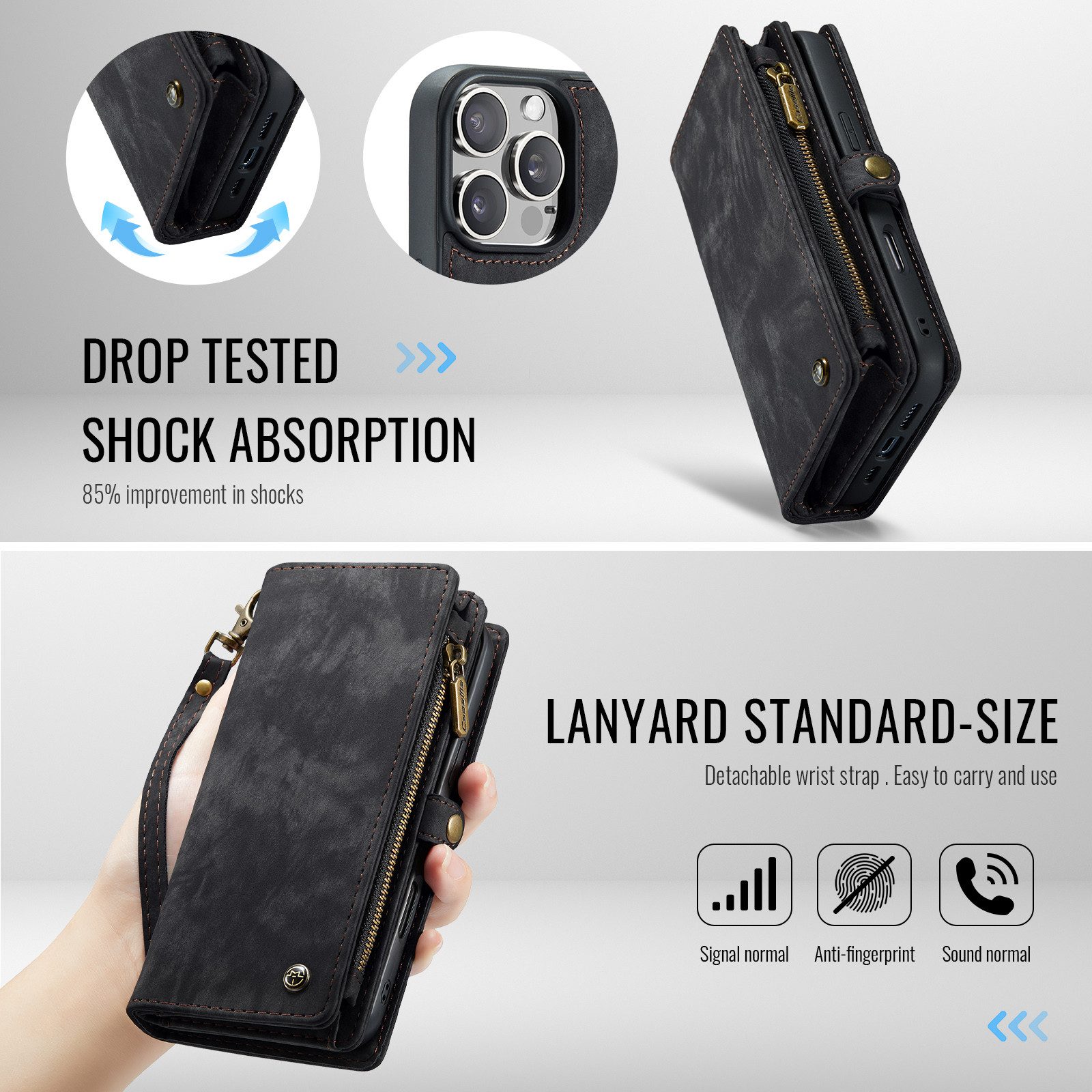 trends for living Handyhülle Magsafe Geldbörse Kartenfach Hülle Case Tasche für iPhone Modelle