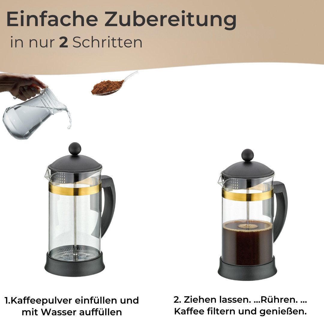 Cilio Kaffeebereiter, 1l Kaffeekanne