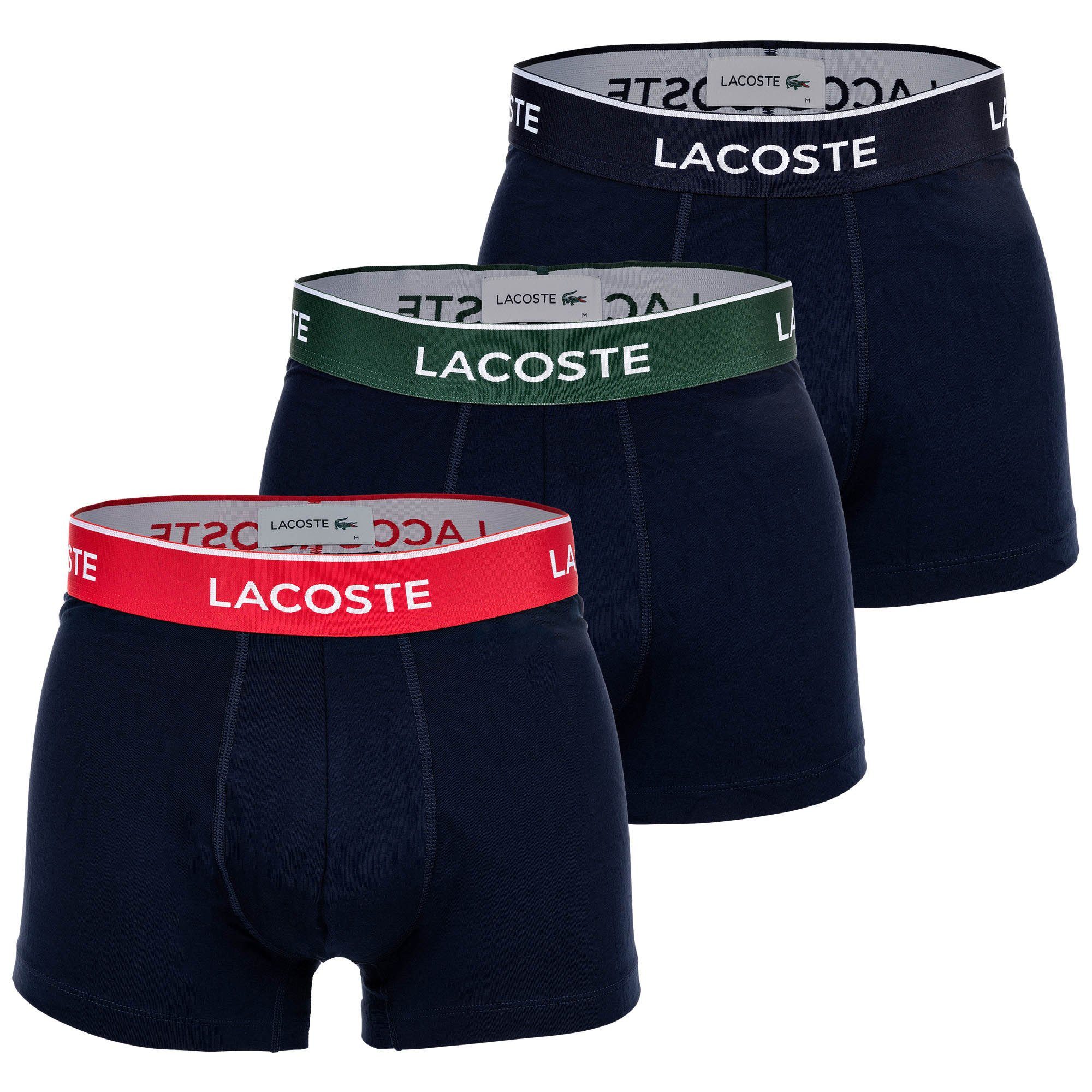 Lacoste 3-er Set Trunks Schwarz günstig online kaufen