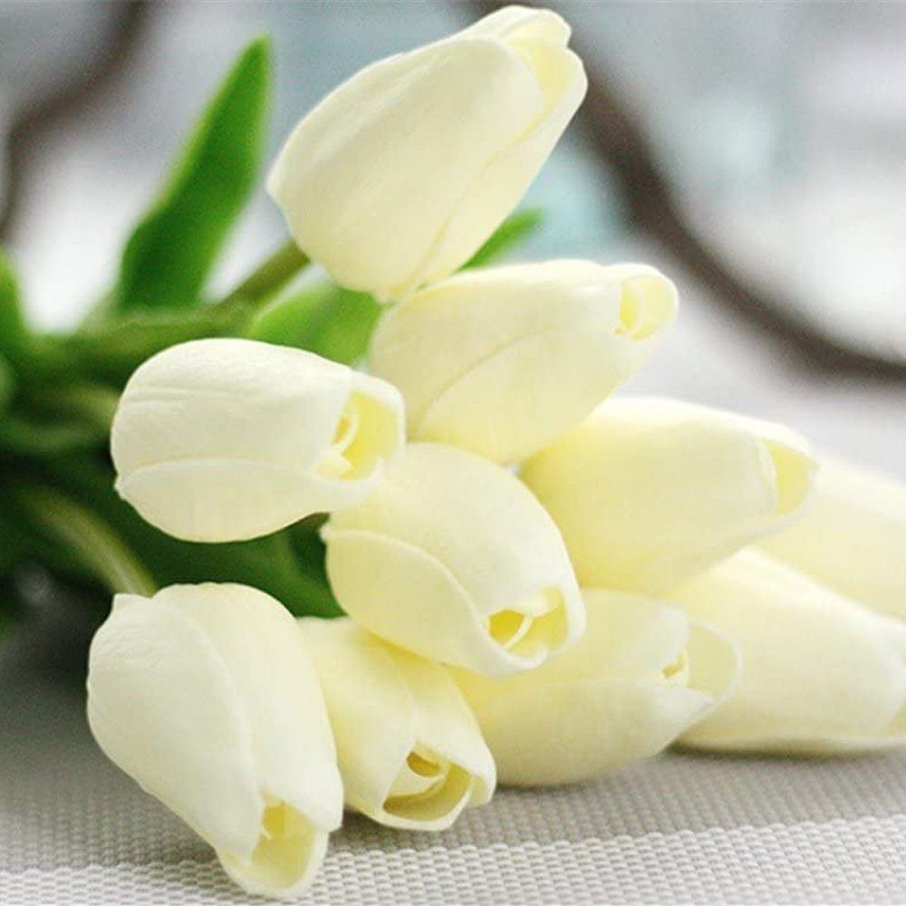 Home Künstliche SRRINM Tulpe Künstliche Zimmerpflanze für Dekoration Potting, Blume