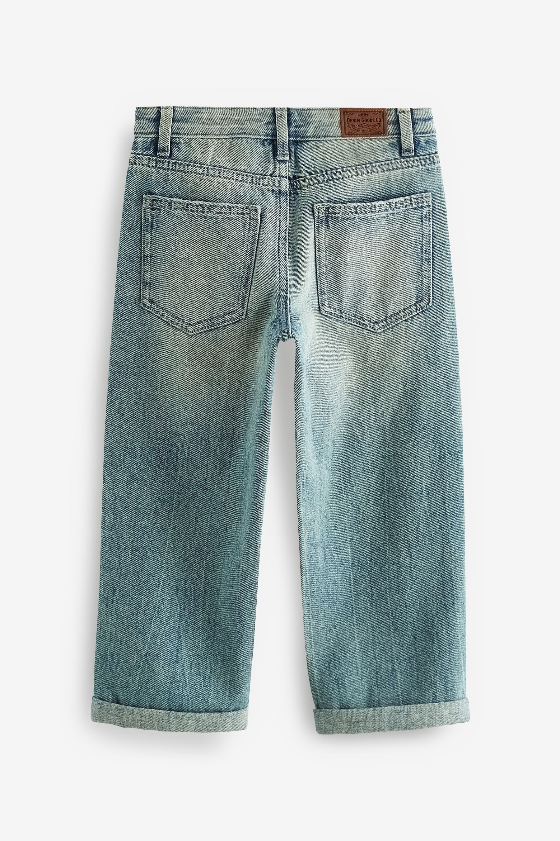 Next Weite Jeans Authentische Denim-Jeans, weite günstig online kaufen