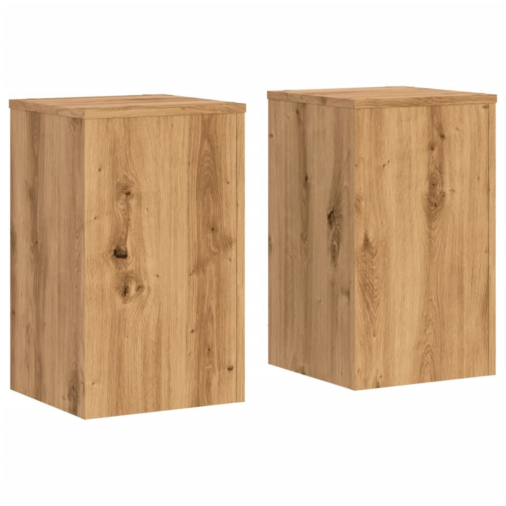 vidaXL Blumenständer Pflanzenständer 2 Stk. Artisan-Eiche günstig online kaufen