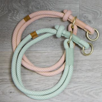 TRIXIE Hunde-Halsband Soft Rope - Hundehalsband mit Zugstopp, rund gewebtes, mattes Tau, verschiedene Größen