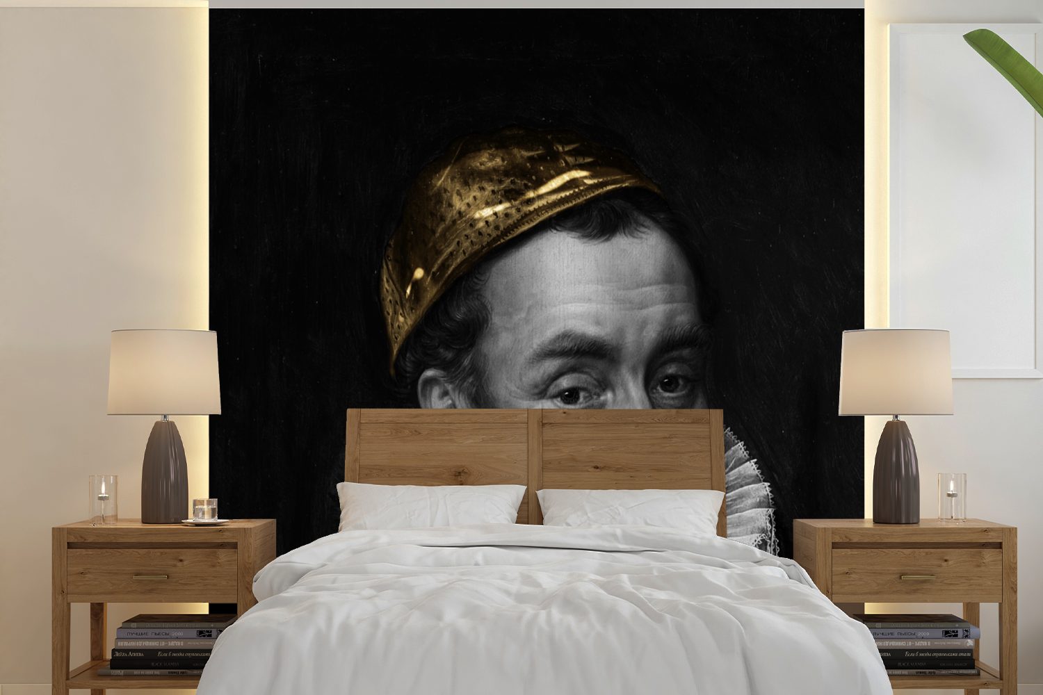 MuchoWow Fototapete Wilhelm von Oranien (5 Gemälde, Wohnzimmer - für Schlafzimmer, bedruckt, Vinyl oder - St), Wandtapete Kunst Tapete Matt