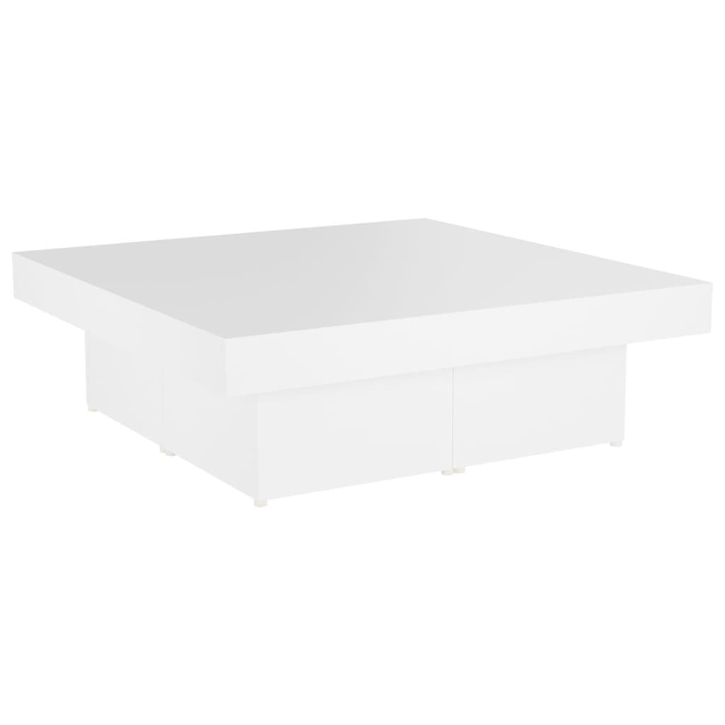 furnicato Couchtisch Weiß 90x90x28 cm Holzwerkstoff günstig online kaufen