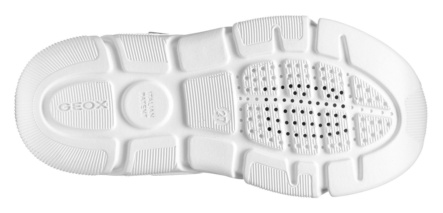 Geox J ARIL GIRL Sneaker, Knitwear Sneaker, Klettschuh mit glitzerndem Klettriegel – Bild 4 von 5