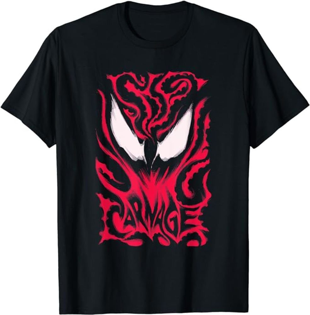 MARVEL L T-Shirts Marvel XL Venom Schwarz Carnage M Print-Shirt