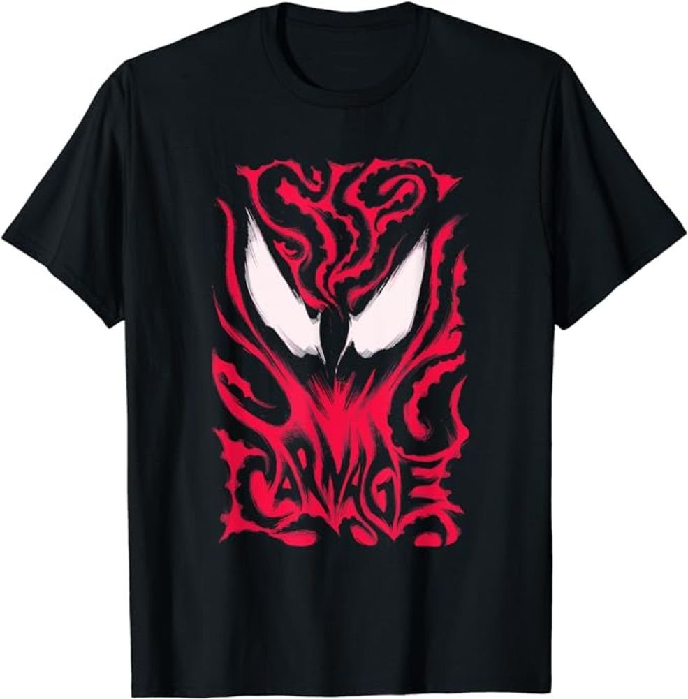 Print-Shirt Marvel Venom Carnage T-Shirts Schwarz M L XL