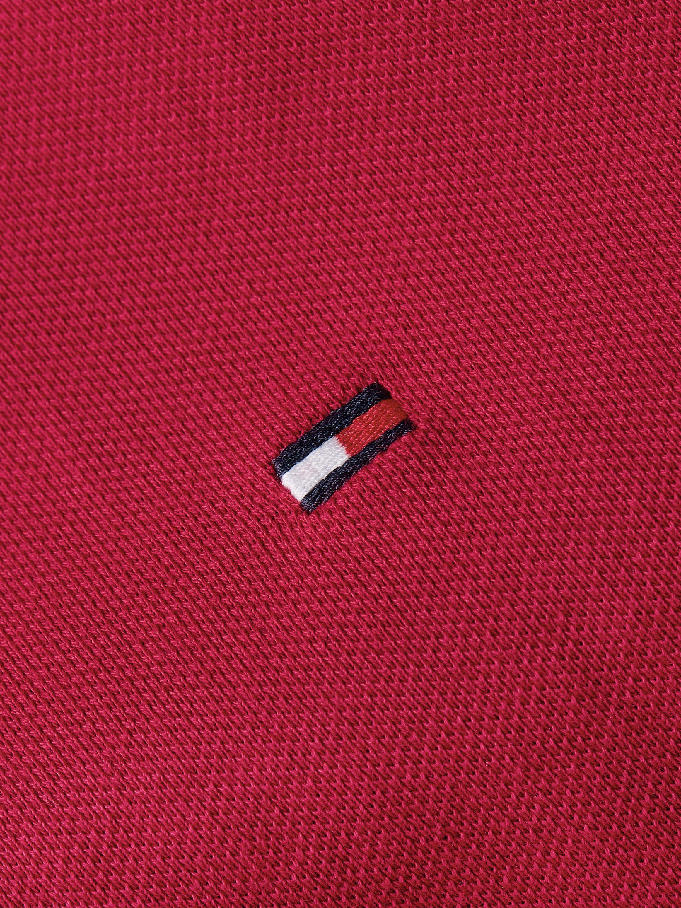 Tommy Hilfiger Poloshirt 1985 Berry Tommy mit am Kragen Royal POLO REGULAR Kontraststreifen innen Hilfiger